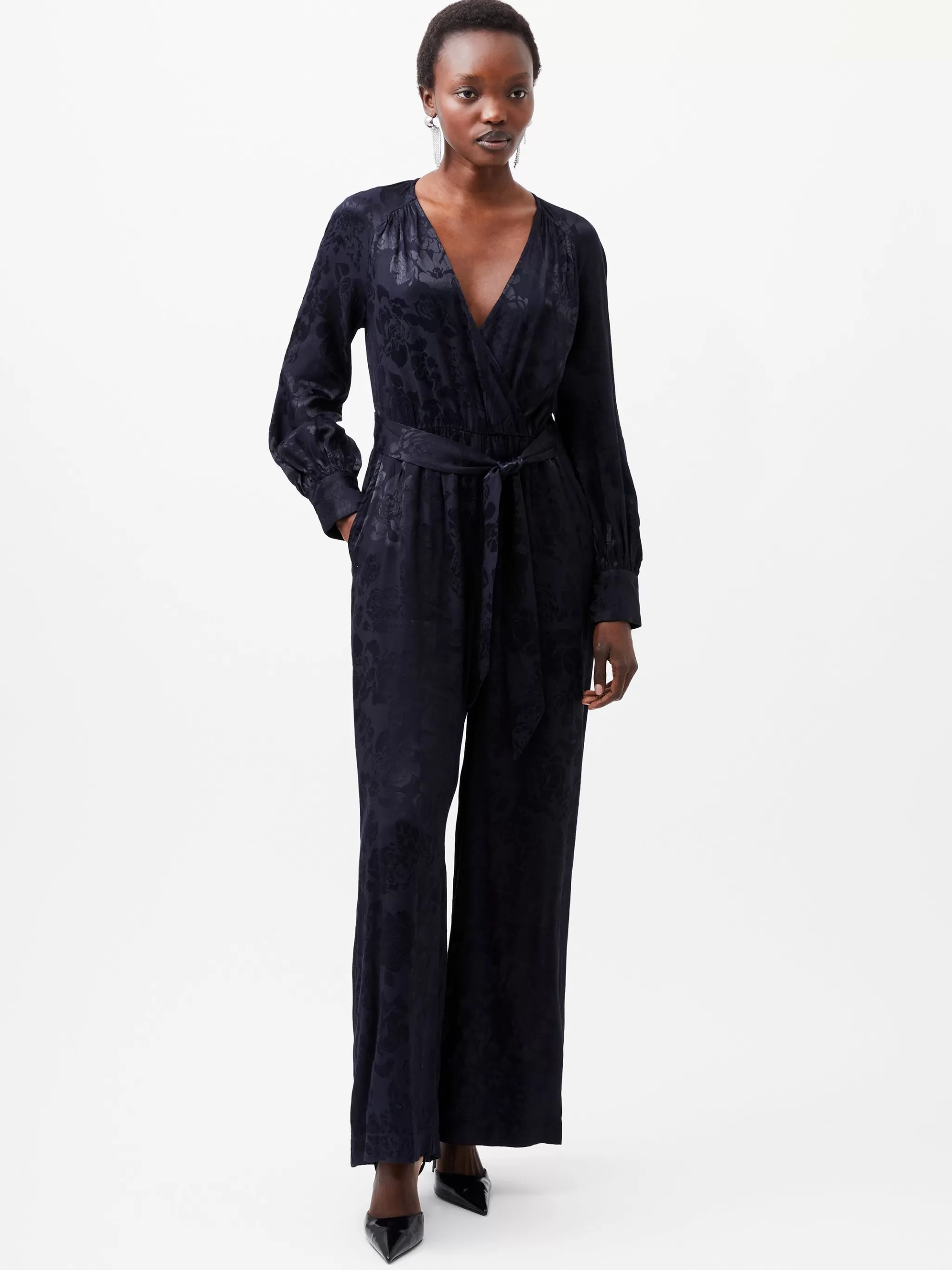 French Connection Jumpsuits & Playsuits | Jumpsuits^Arya Satin Jacquard Jumpsuit