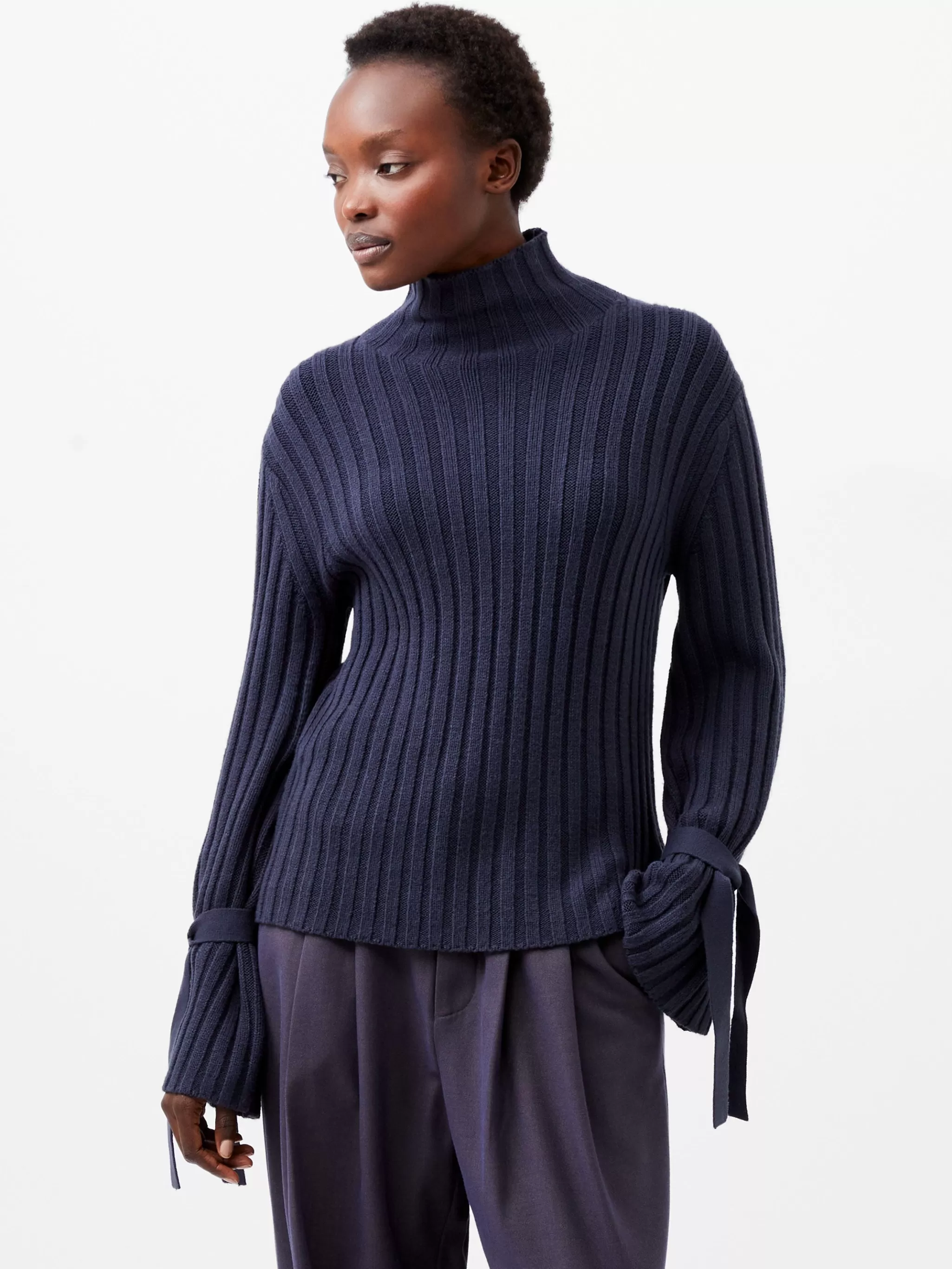 French Connection Jumpers & Cardigans^Babysoft Tie Sleeve Jumper