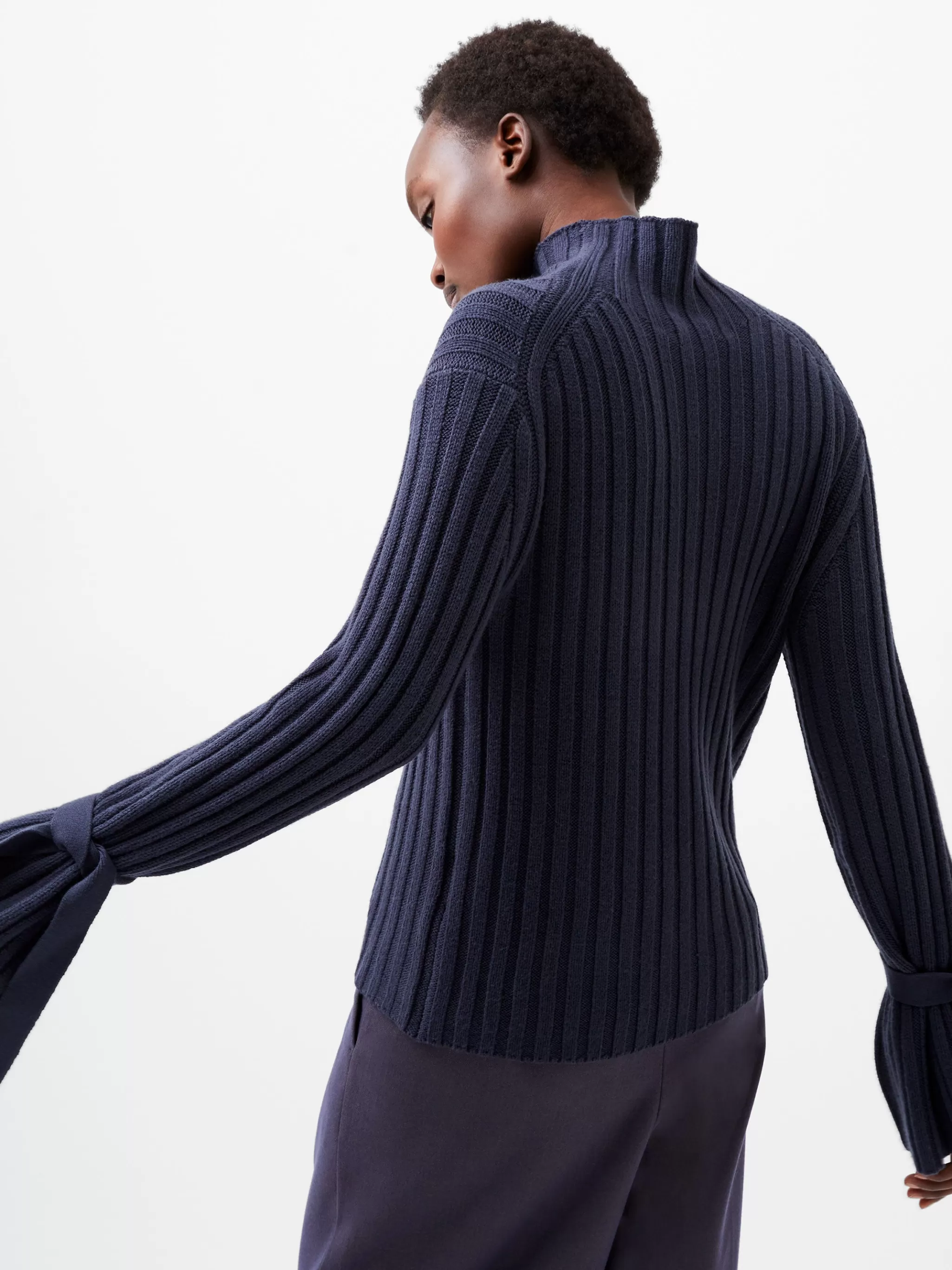 French Connection Jumpers & Cardigans^Babysoft Tie Sleeve Jumper