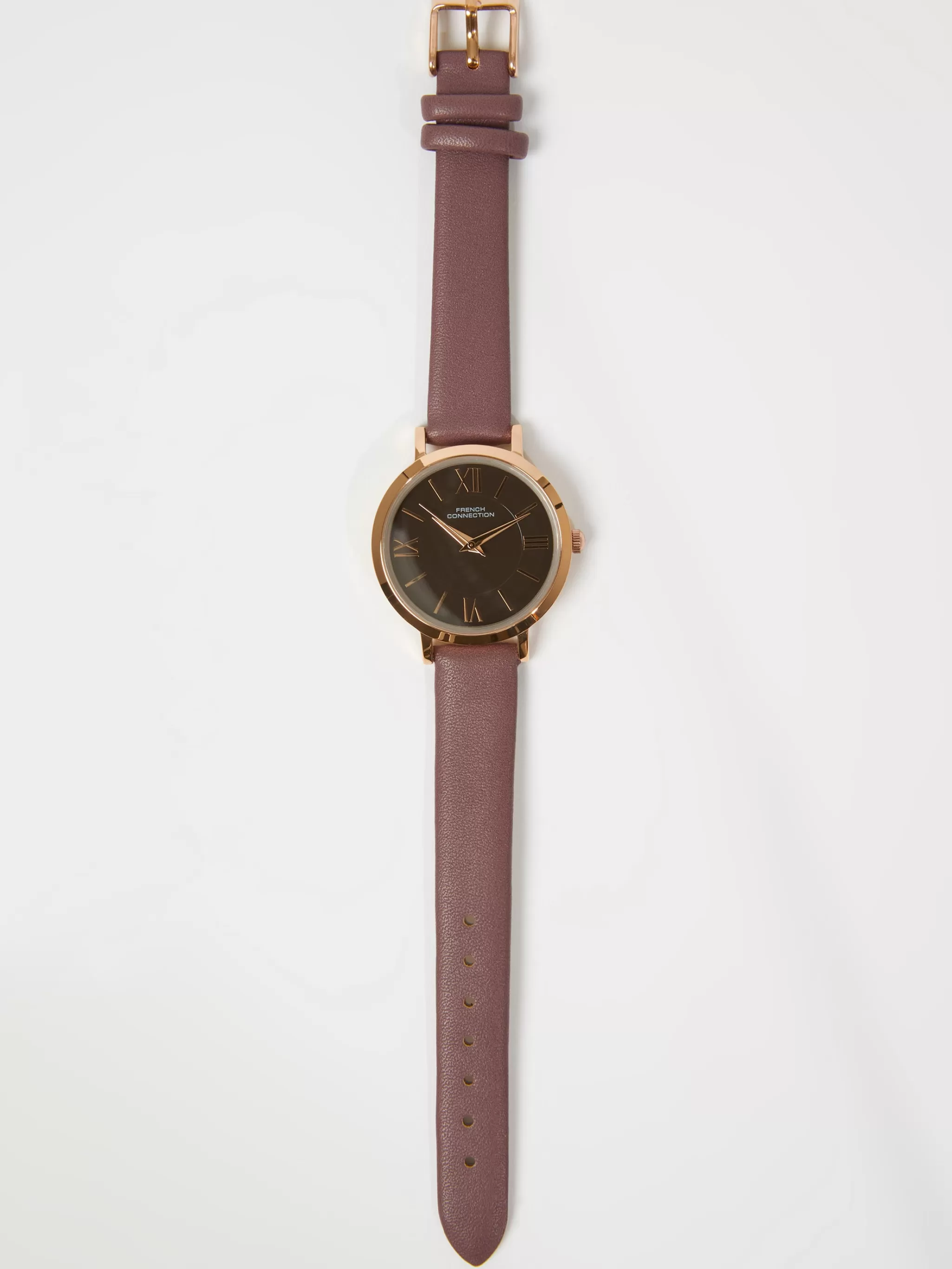 Women French Connection Jewellery | Jewellery^Leather Strap Watch with Dial