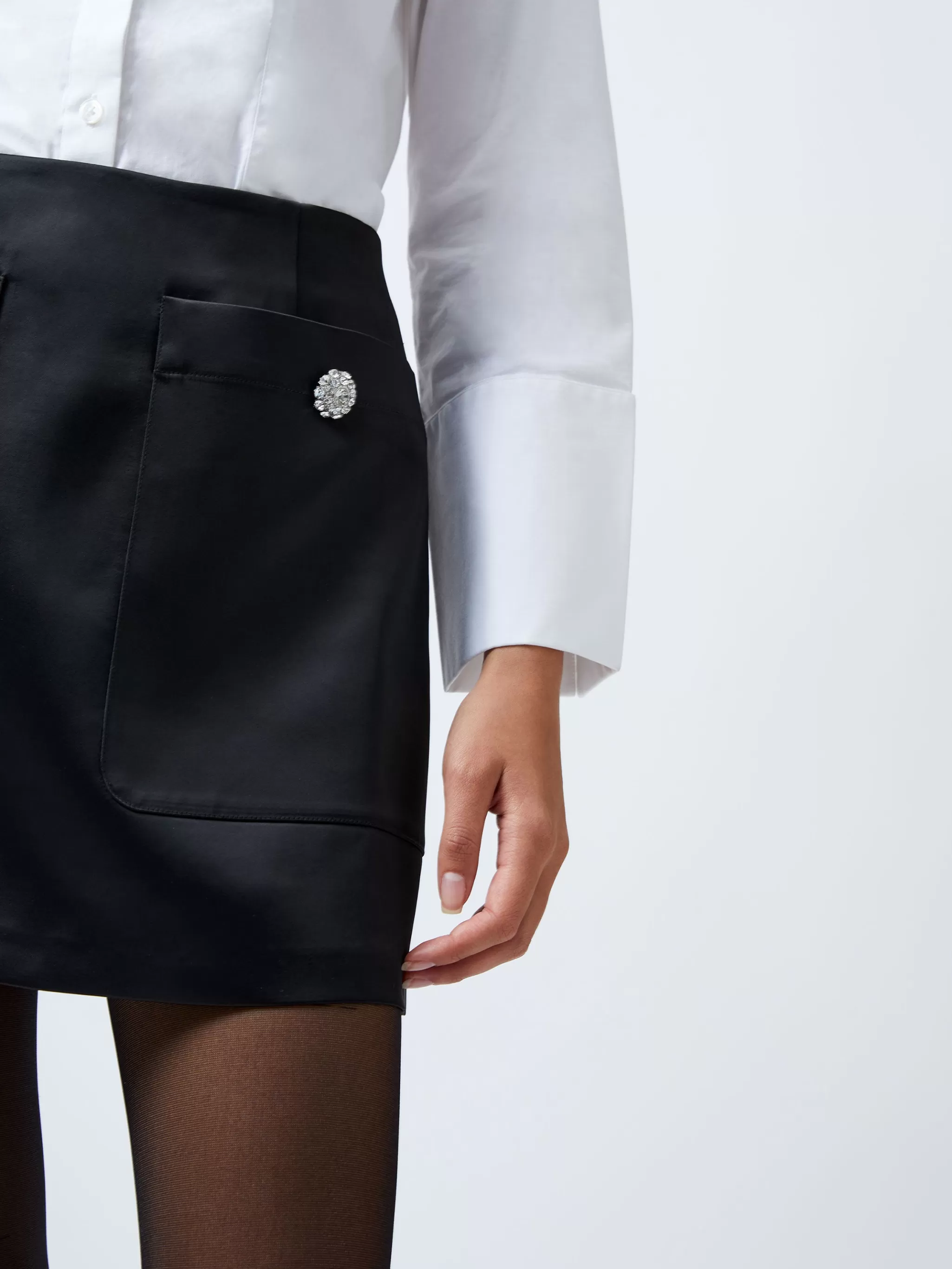 French Connection Skirts & Shorts | Skirts^Carey Satin Embellished Pocket Mini Skirt