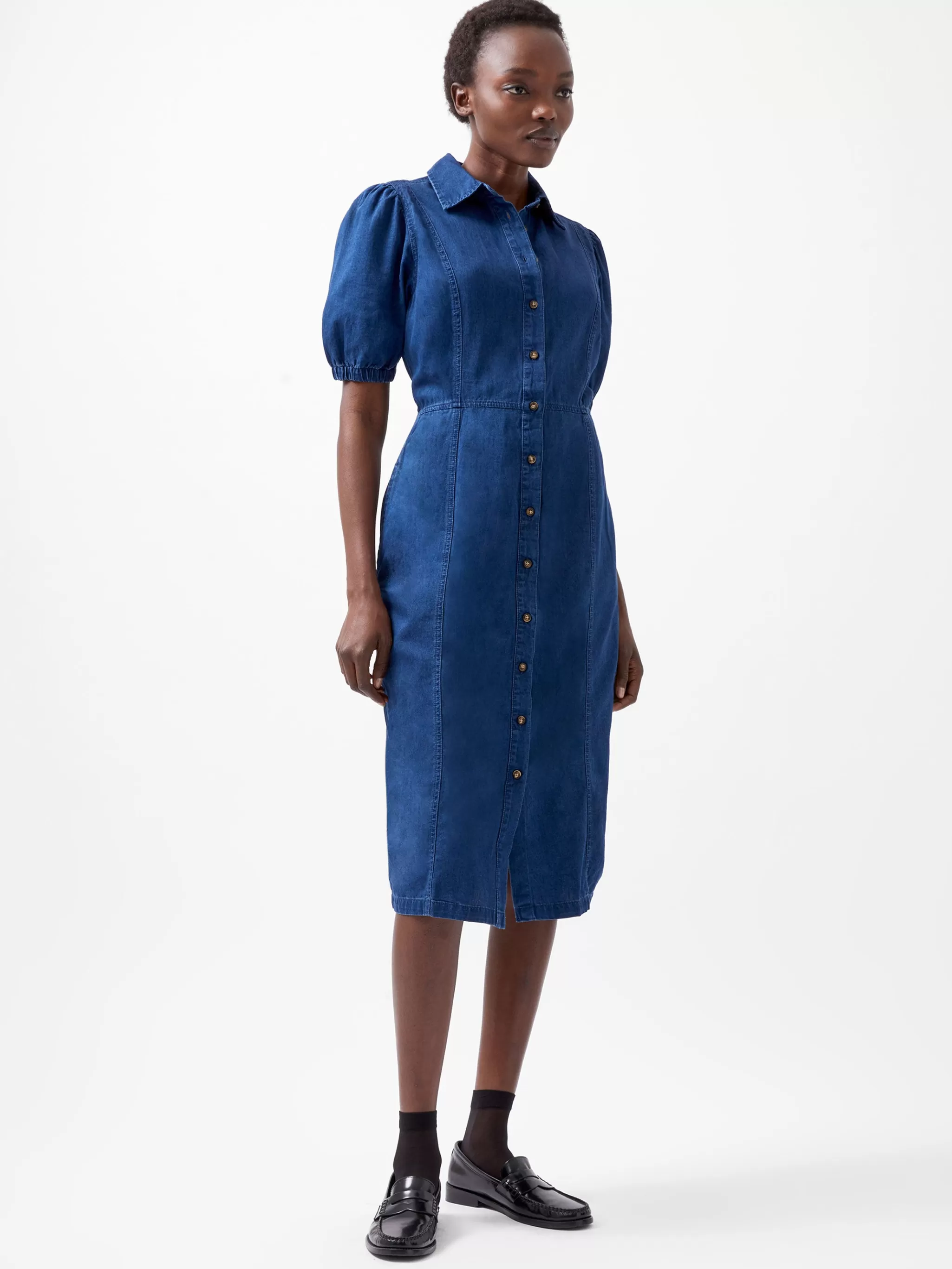 French Connection Dresses | Midi Dresses^Chambray Button Through Denim Shirt Dress