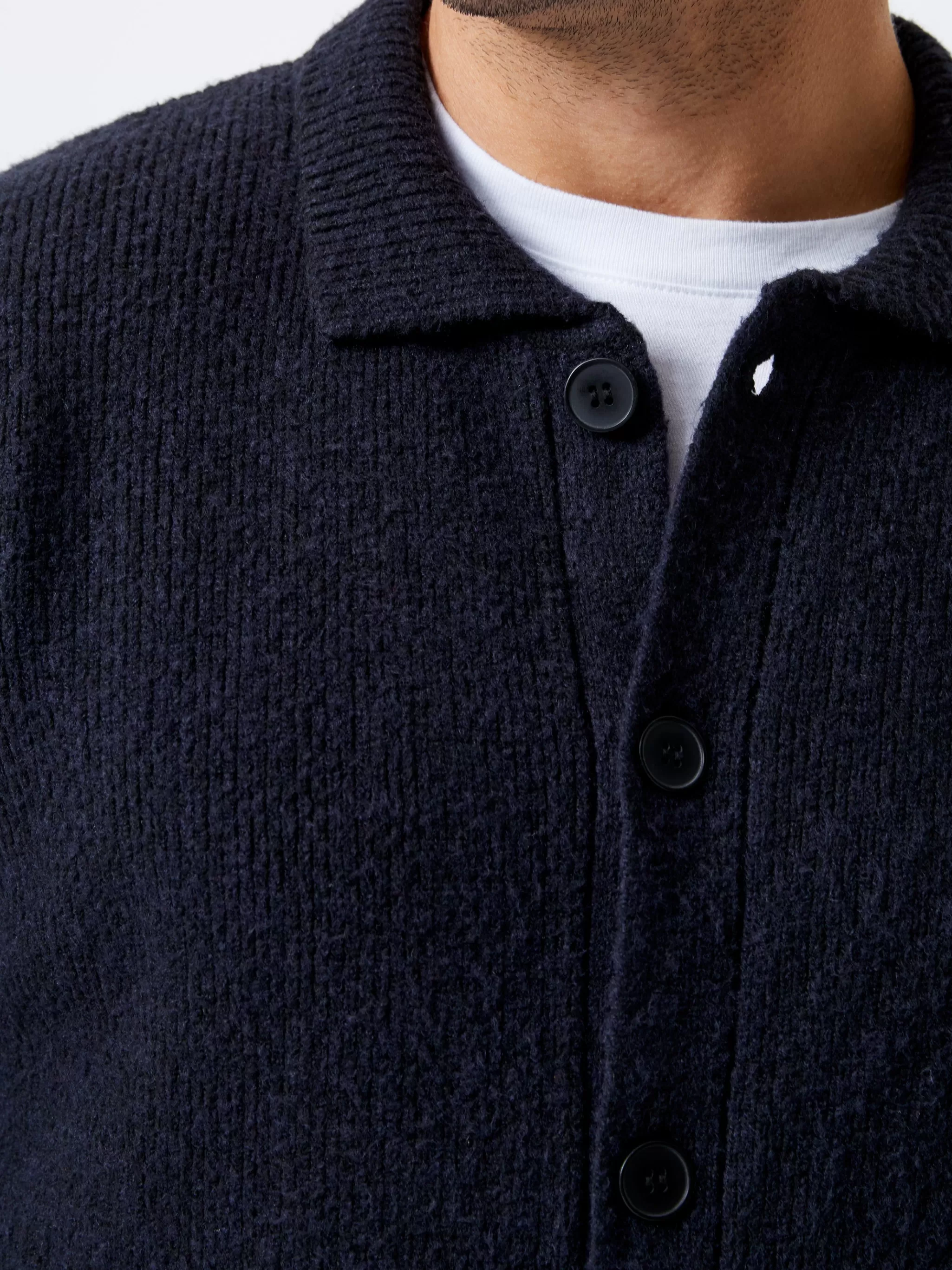 French Connection Knitwear^Collared Button-Down Knit Cardigan