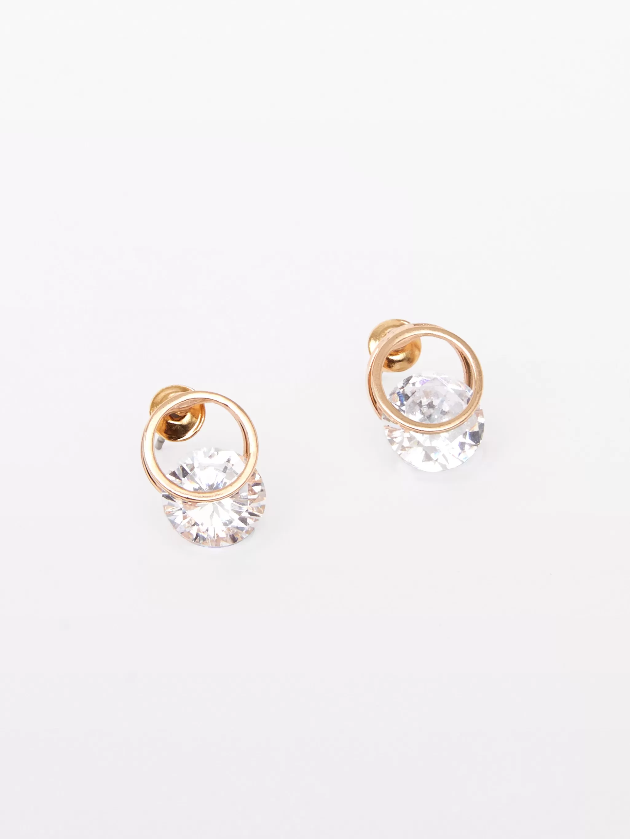 Women French Connection Jewellery | Jewellery^Diamante Huggie Stud Earrings