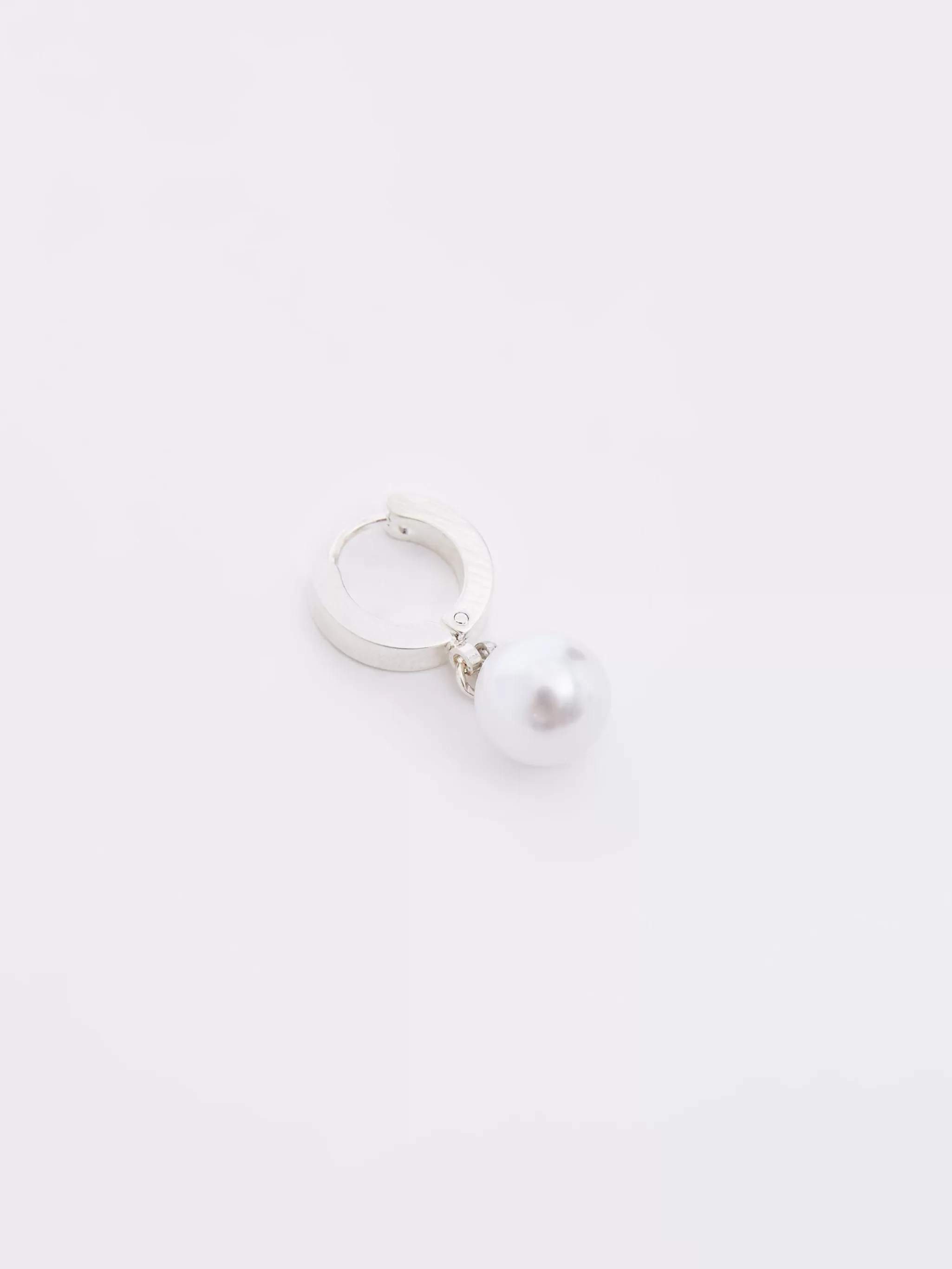 Women French Connection Jewellery | Jewellery^Drop Faux Pearl Huggie Hoop Earrings