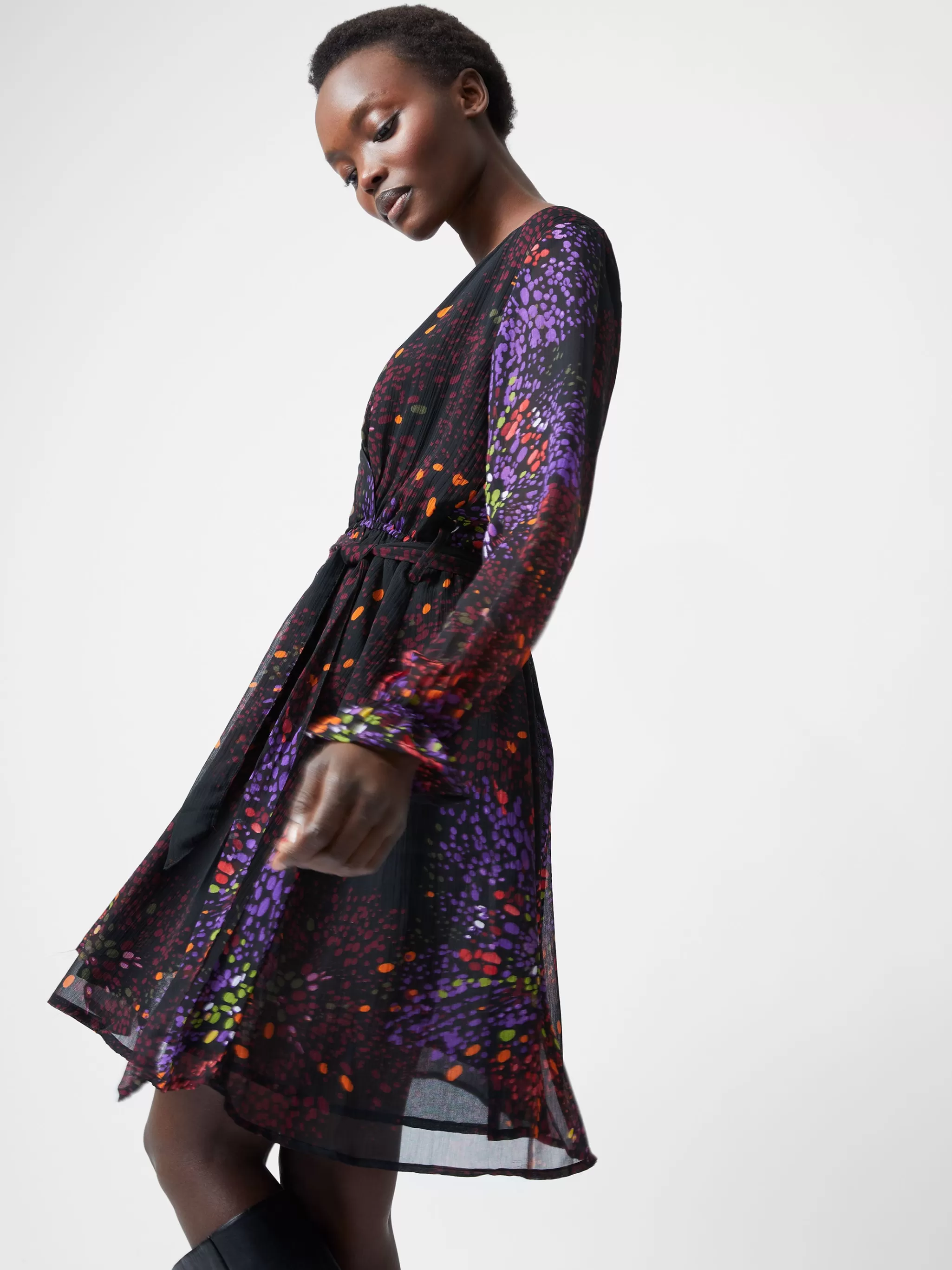 French Connection Party Dresses^Elise Wrap Mini Dress