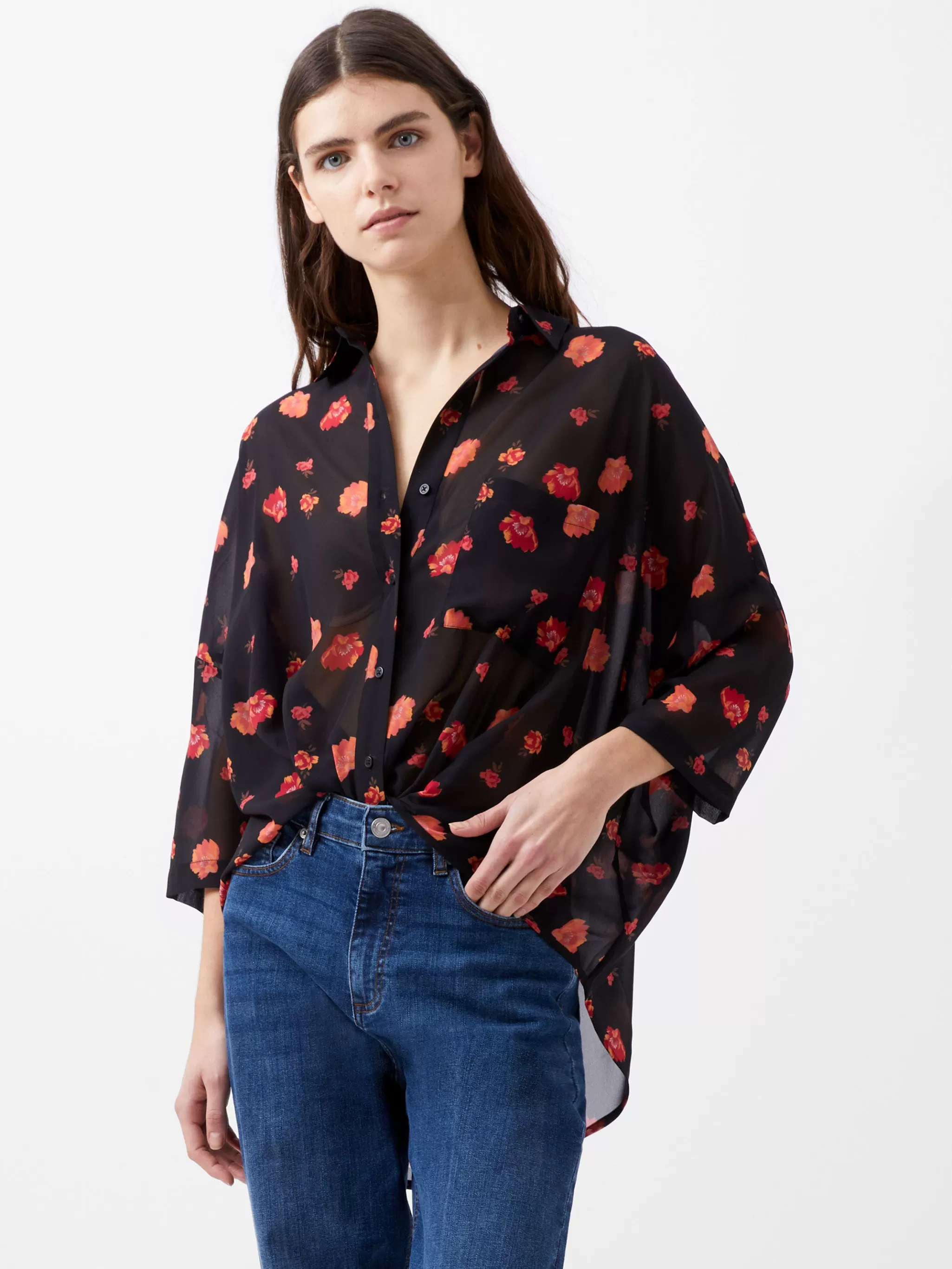 French Connection Tops | Shirts^Ella Rose Twist Front Shirt