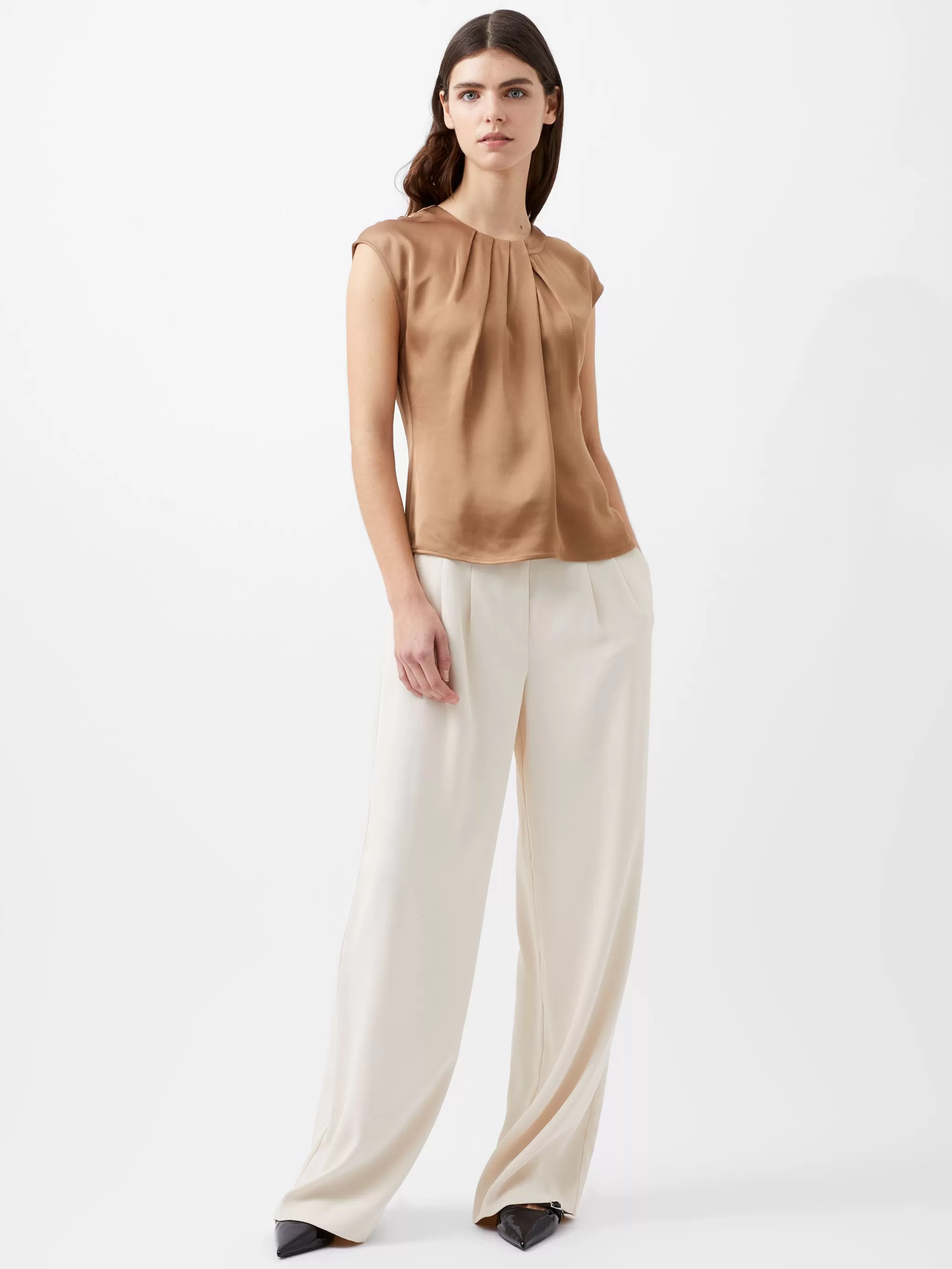 French Connection Tops | Jeans & A Nice Top^Ennis Eco Satin Neck Detail Top