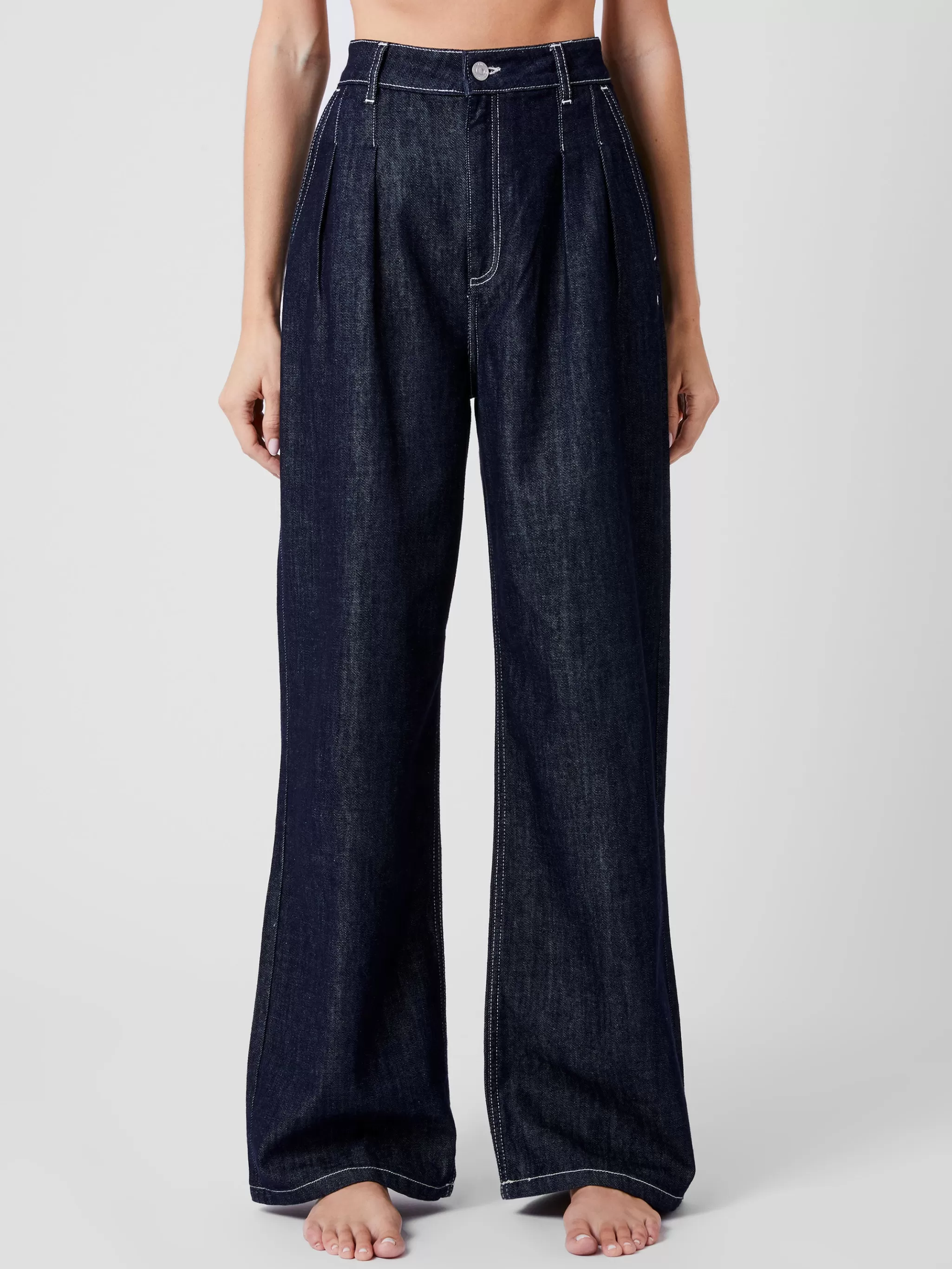 French Connection Trousers | Jeans^Finley Denim Wide Leg Jeans 32 Inch