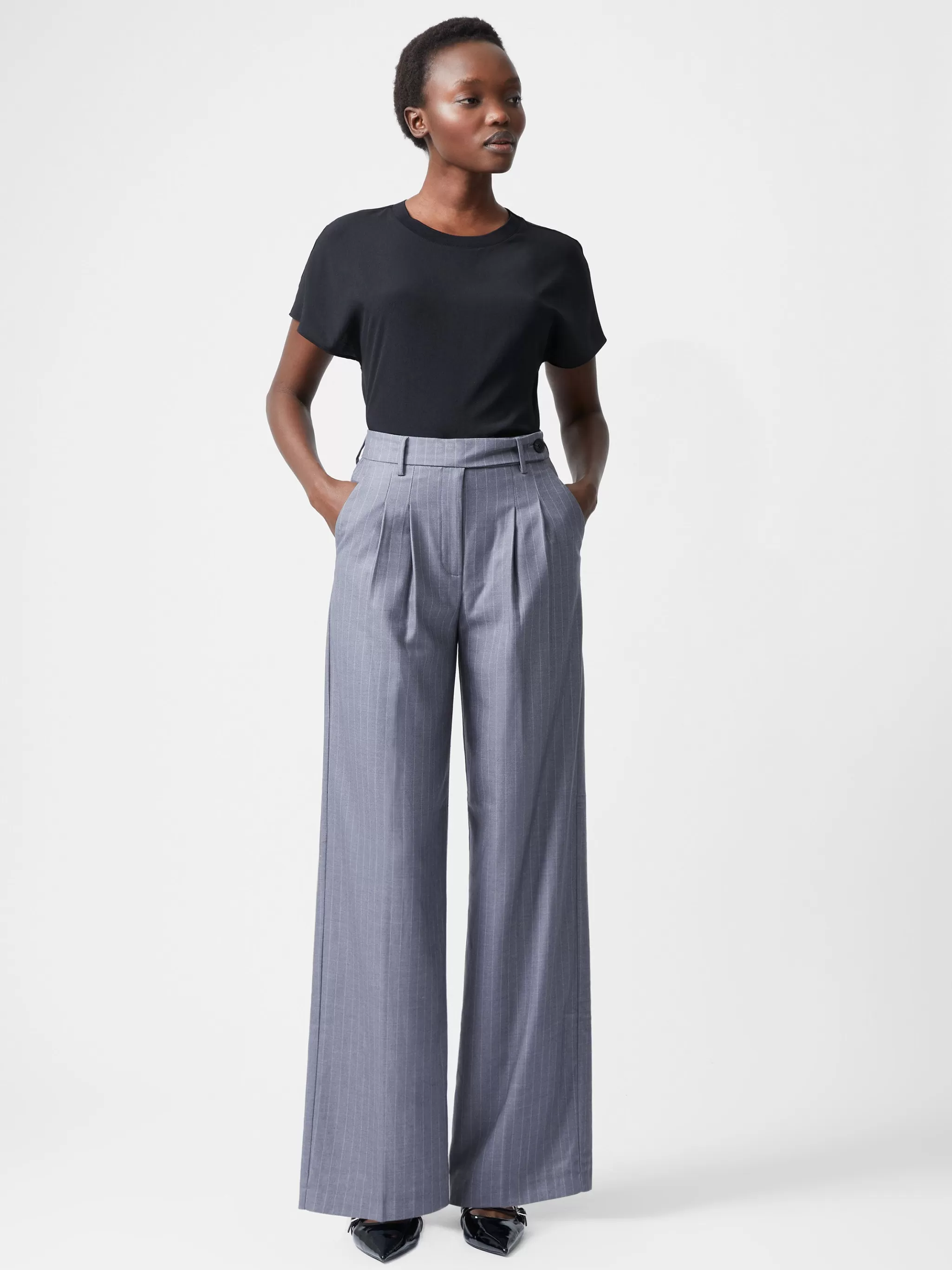 Women French Connection Trousers | Co-Ords^Fiorella Pinstripe Trousers