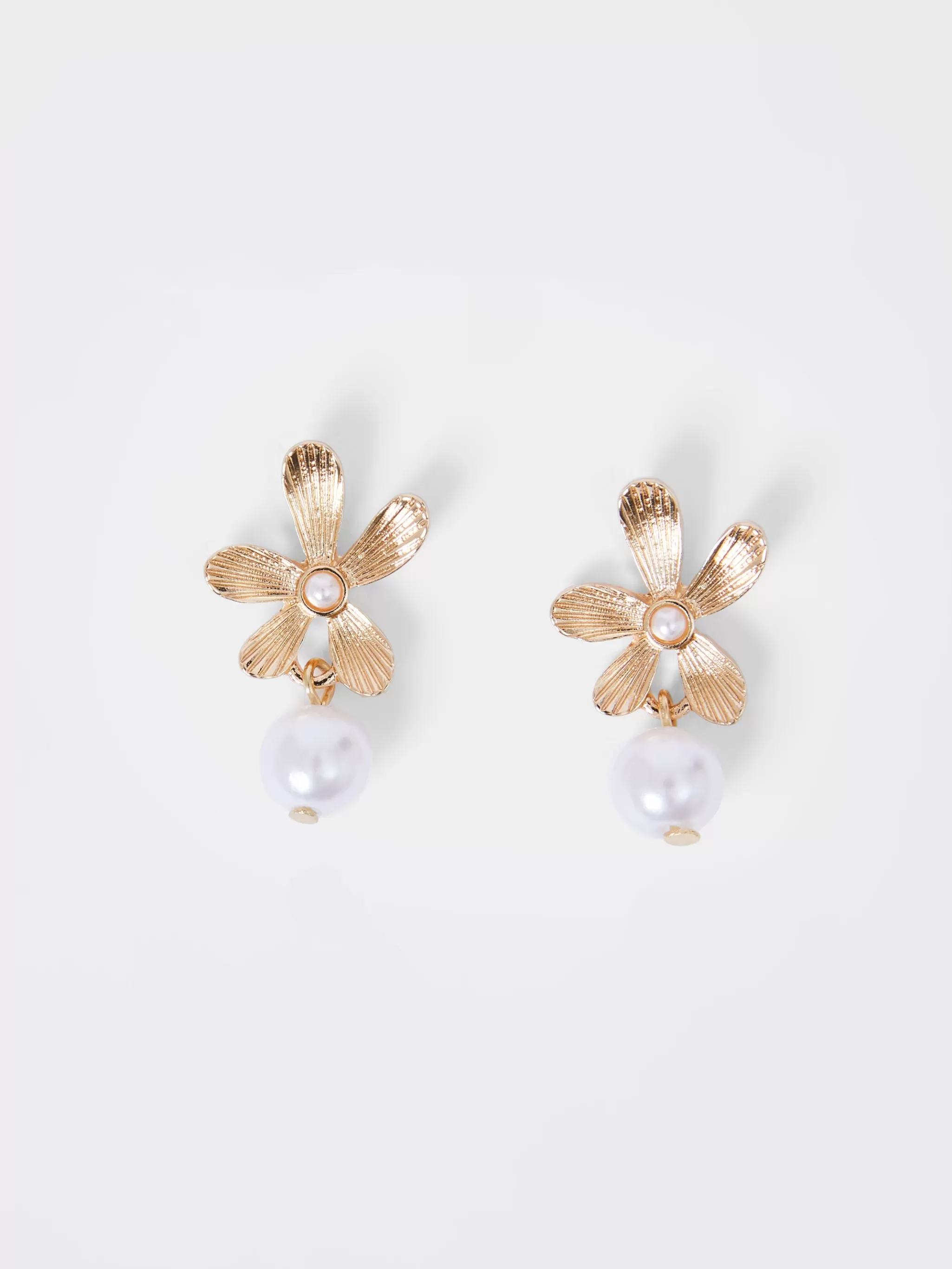 Women French Connection Jewellery | Jewellery^Flower Faux Pearl Drop Earrings