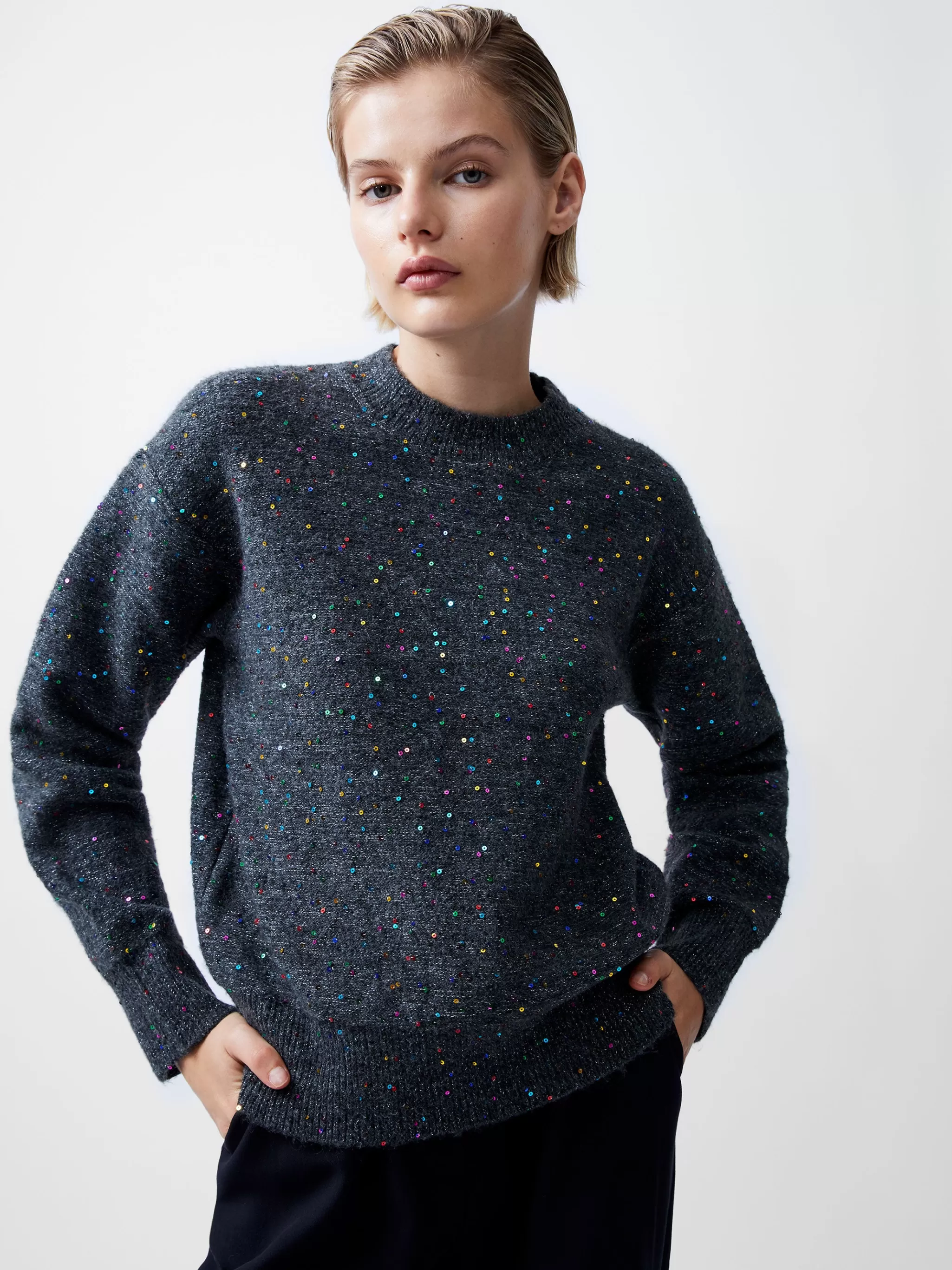 French Connection Jumpers & Cardigans^Janet Sequins Soft Jumper