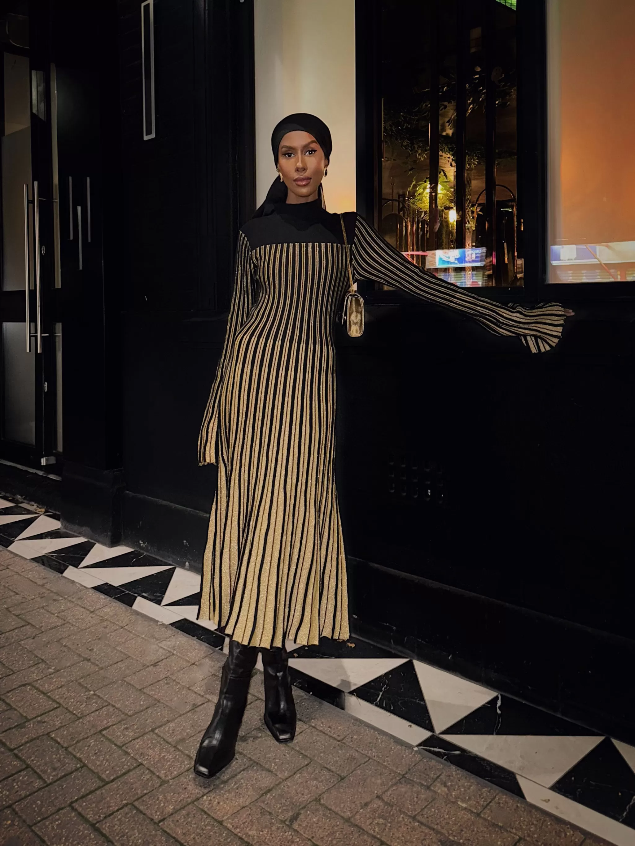 French Connection Dresses | Midi Dresses^Journee Mari Lurex Long Sleeve Dress