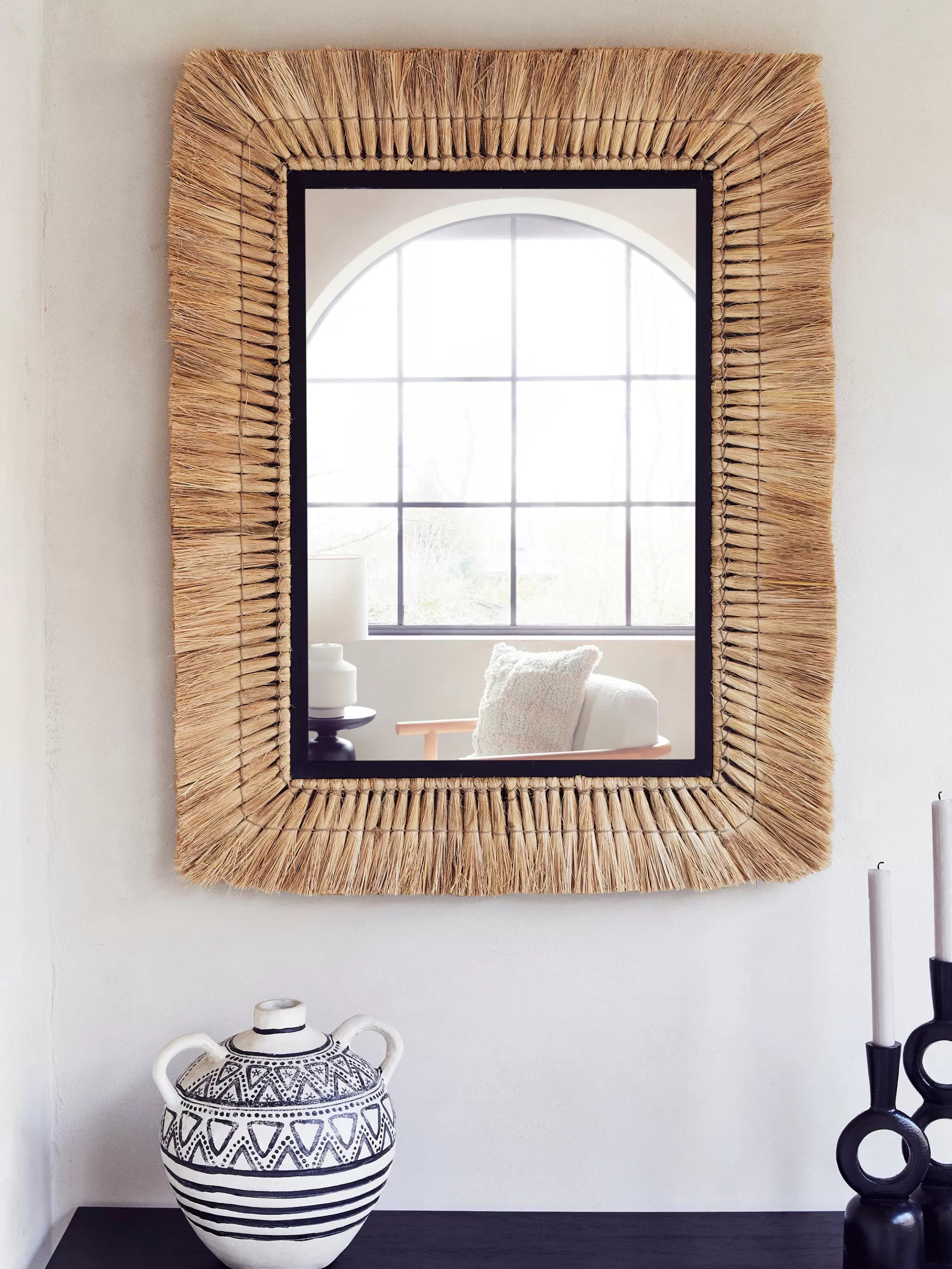 French Connection Home Accessories^Jute Mirror