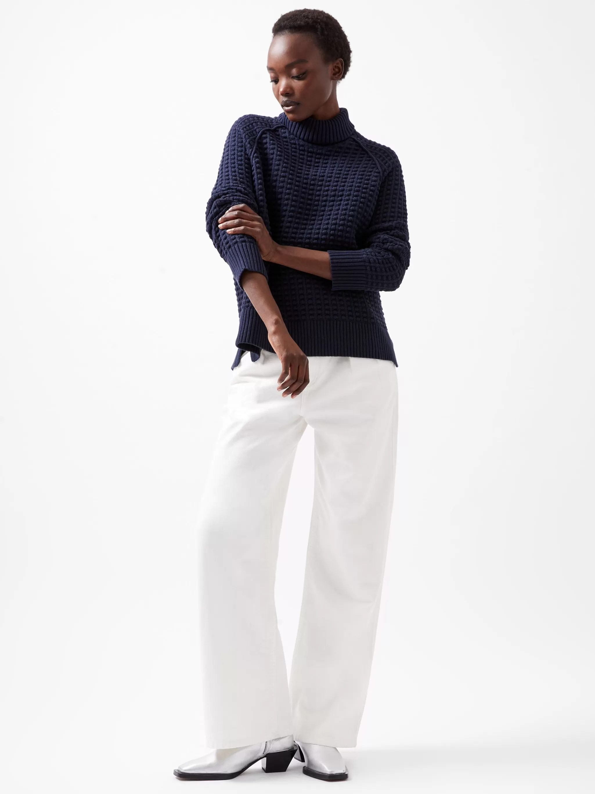 French Connection Jumpers & Cardigans^Keya Popcorn Knit Mozart Jumper