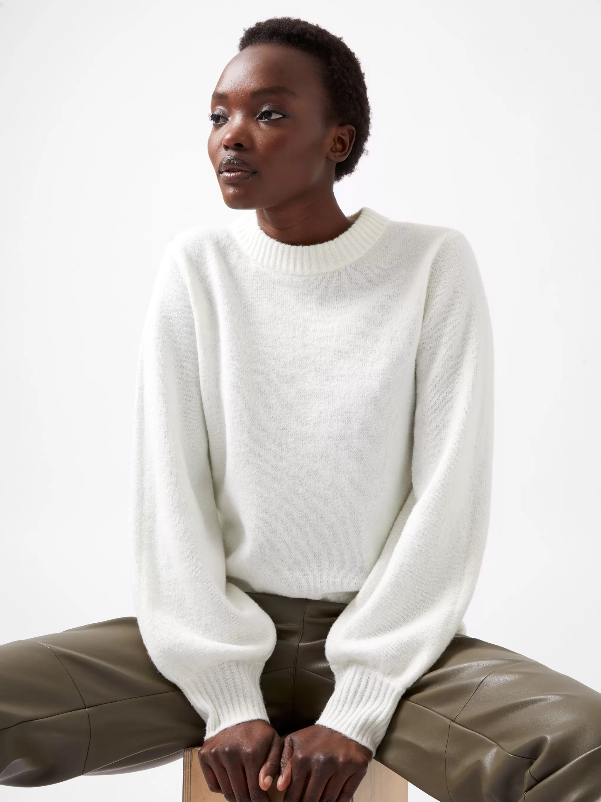 French Connection Jumpers & Cardigans^Kezia Recycled Back Eyelet Jumper