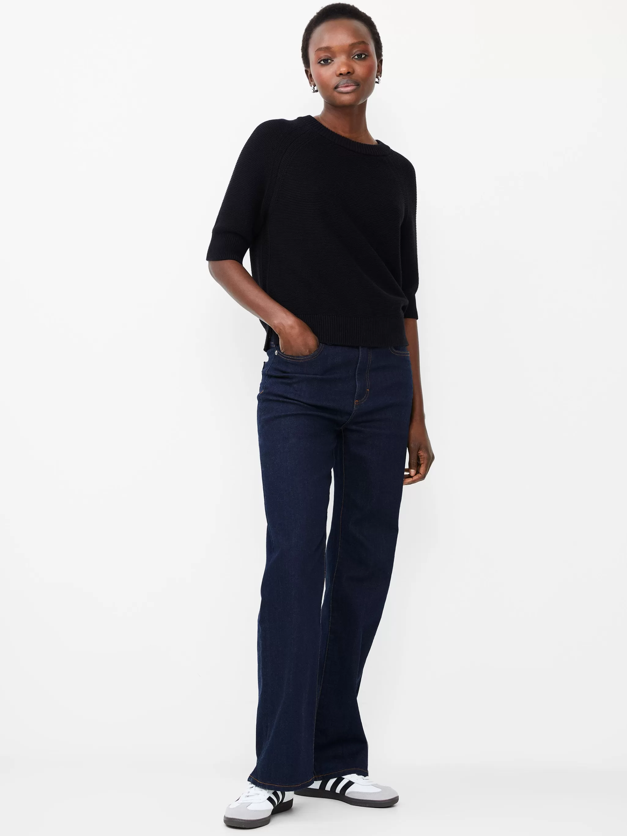 French Connection Jumpers & Cardigans^Lily Mozart Short Sleeve Jumper