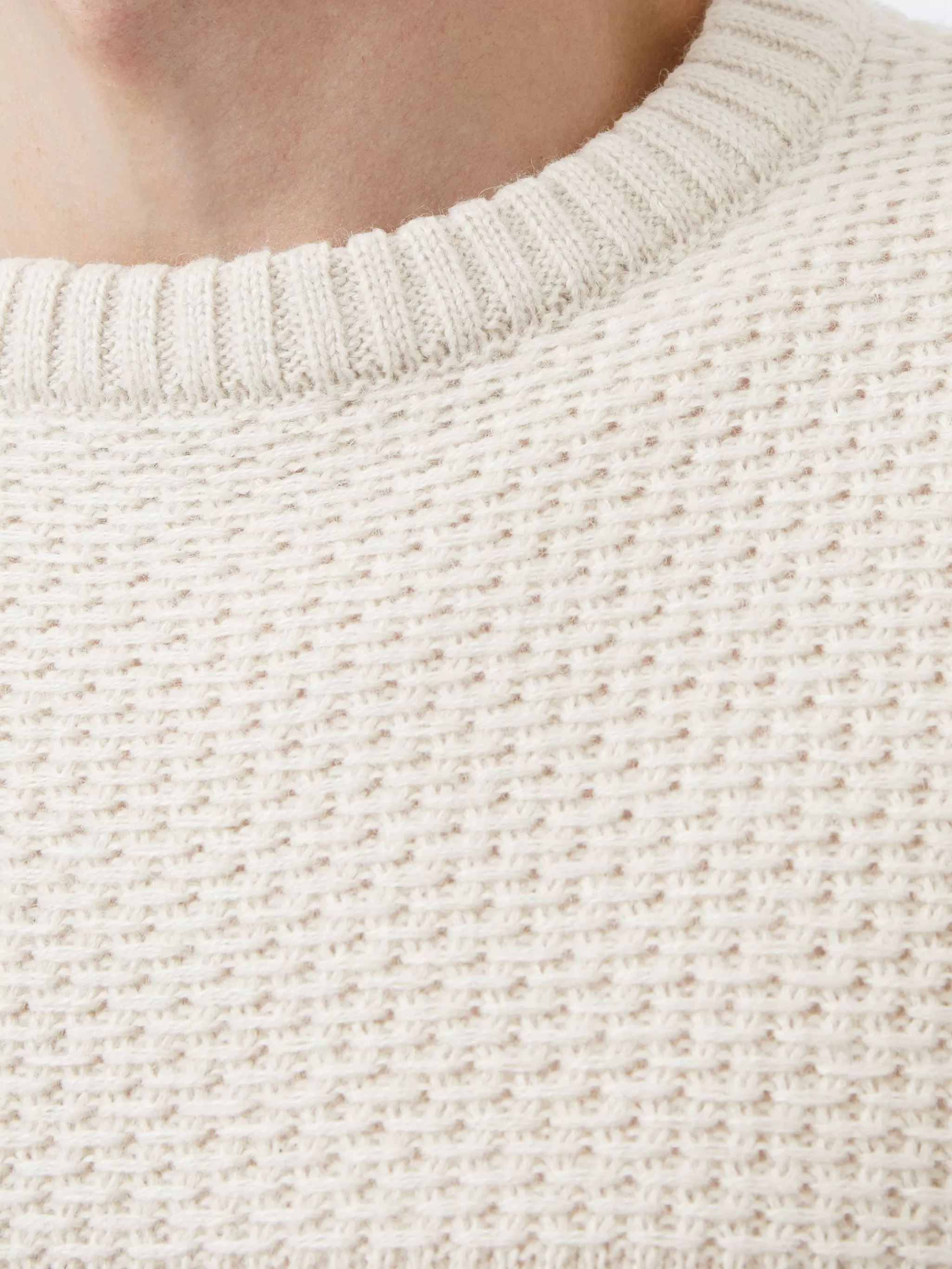 French Connection Knitwear^Link Stitch Crew Neck Jumper