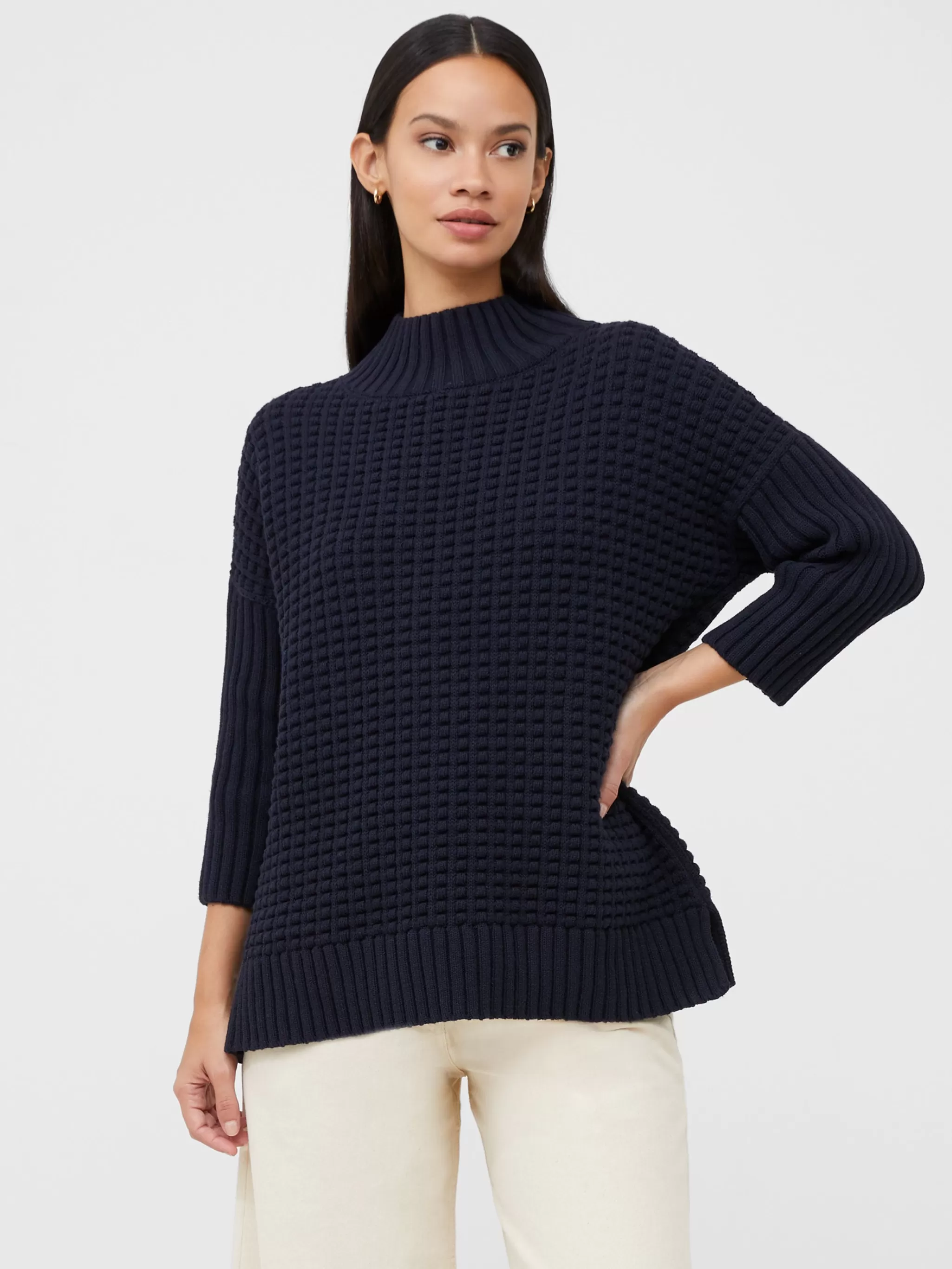French Connection Jumpers & Cardigans^Mozart Popcorn High Neck Jumper