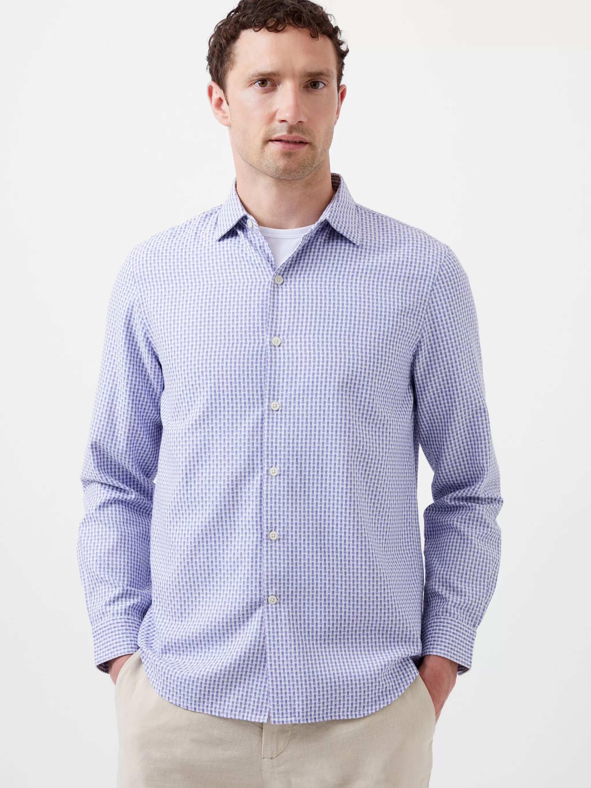 French Connection Shirts^Regular Fit Classic Collar Check Shirt