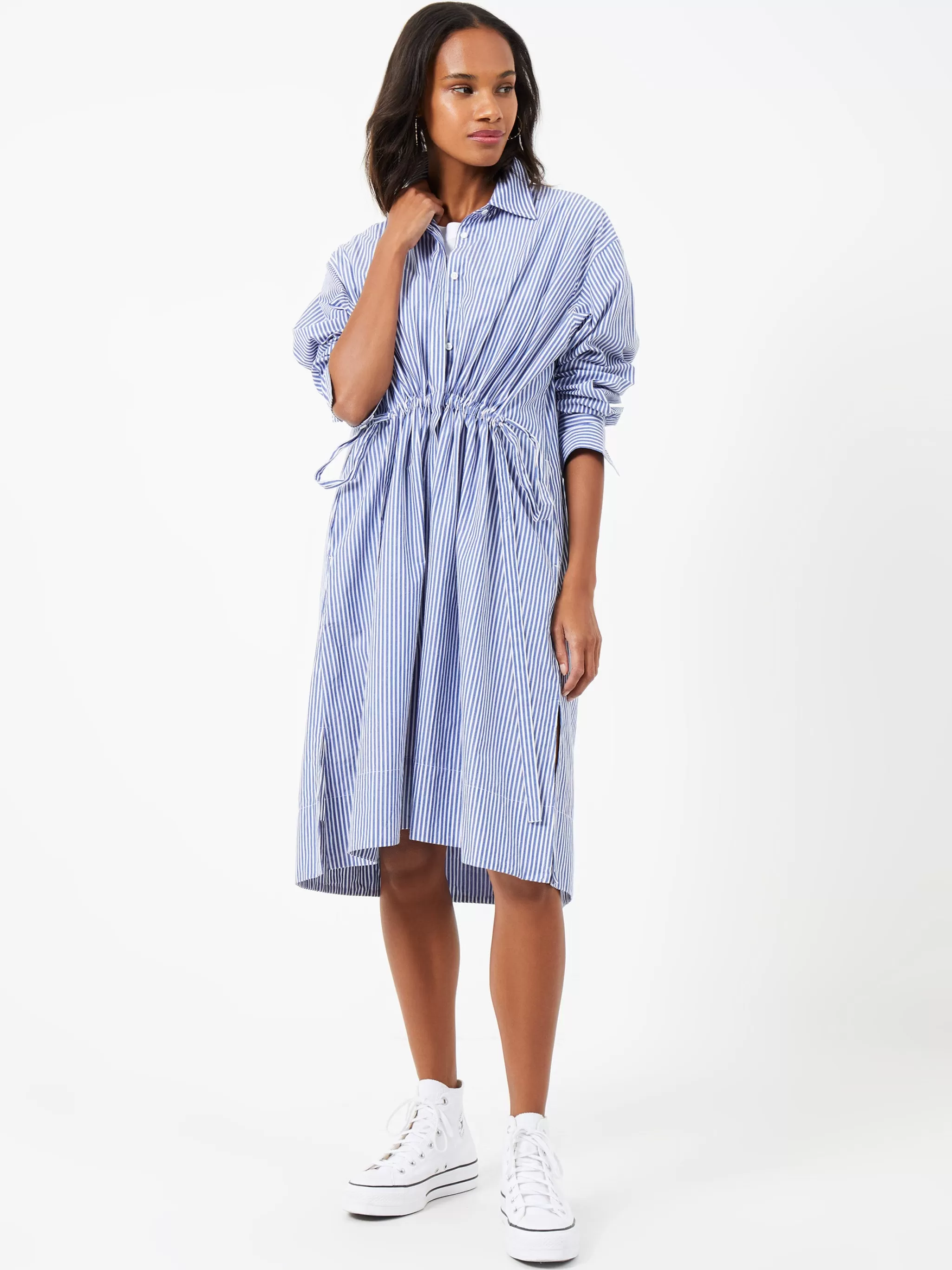 French Connection Dresses | Shirt Dresses^Rhodes Stripe Poplin Shirt Dress