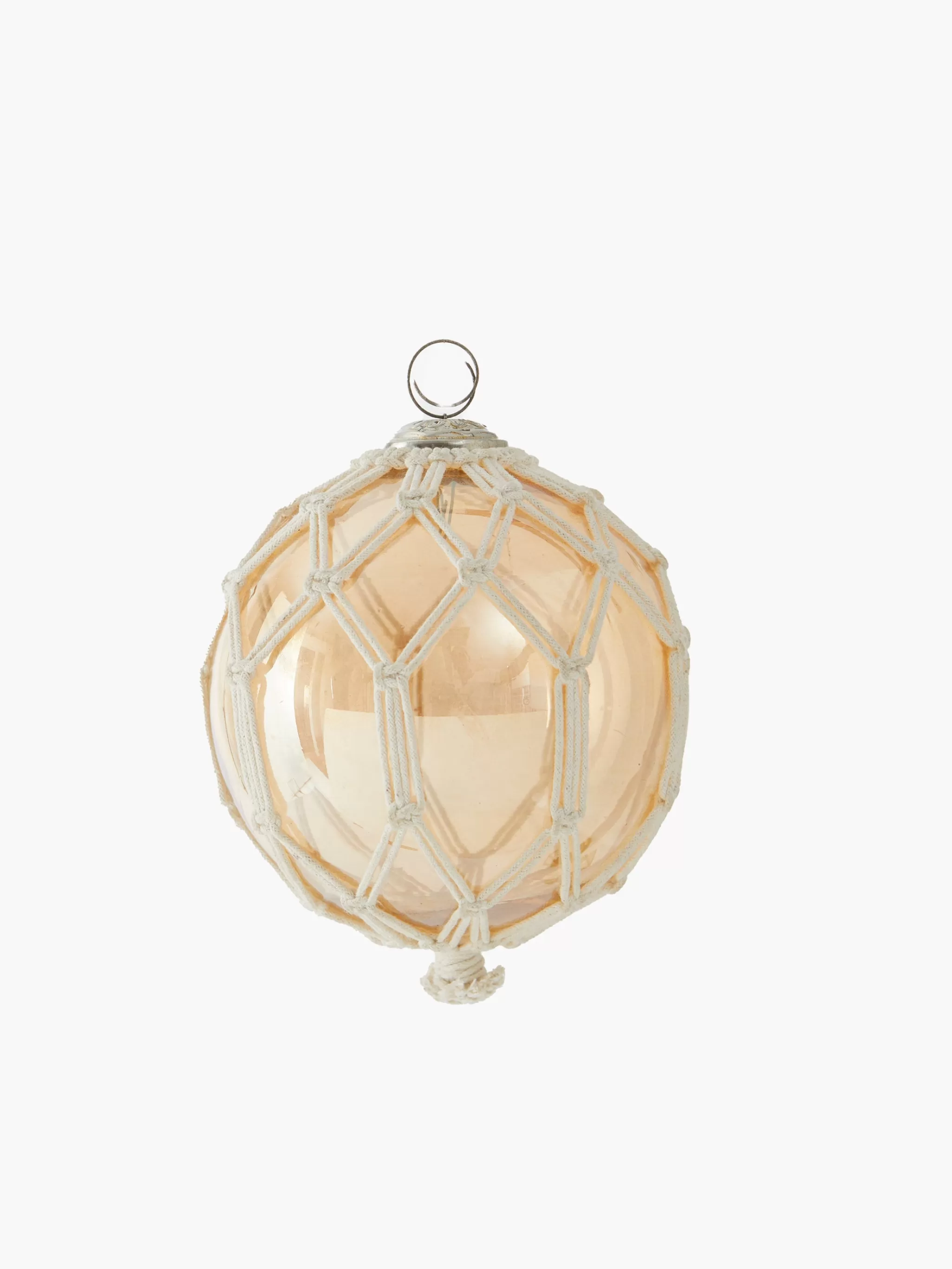 French Connection Christmas Home Decor | Ornaments^Roped en Orb Bauble Ornament