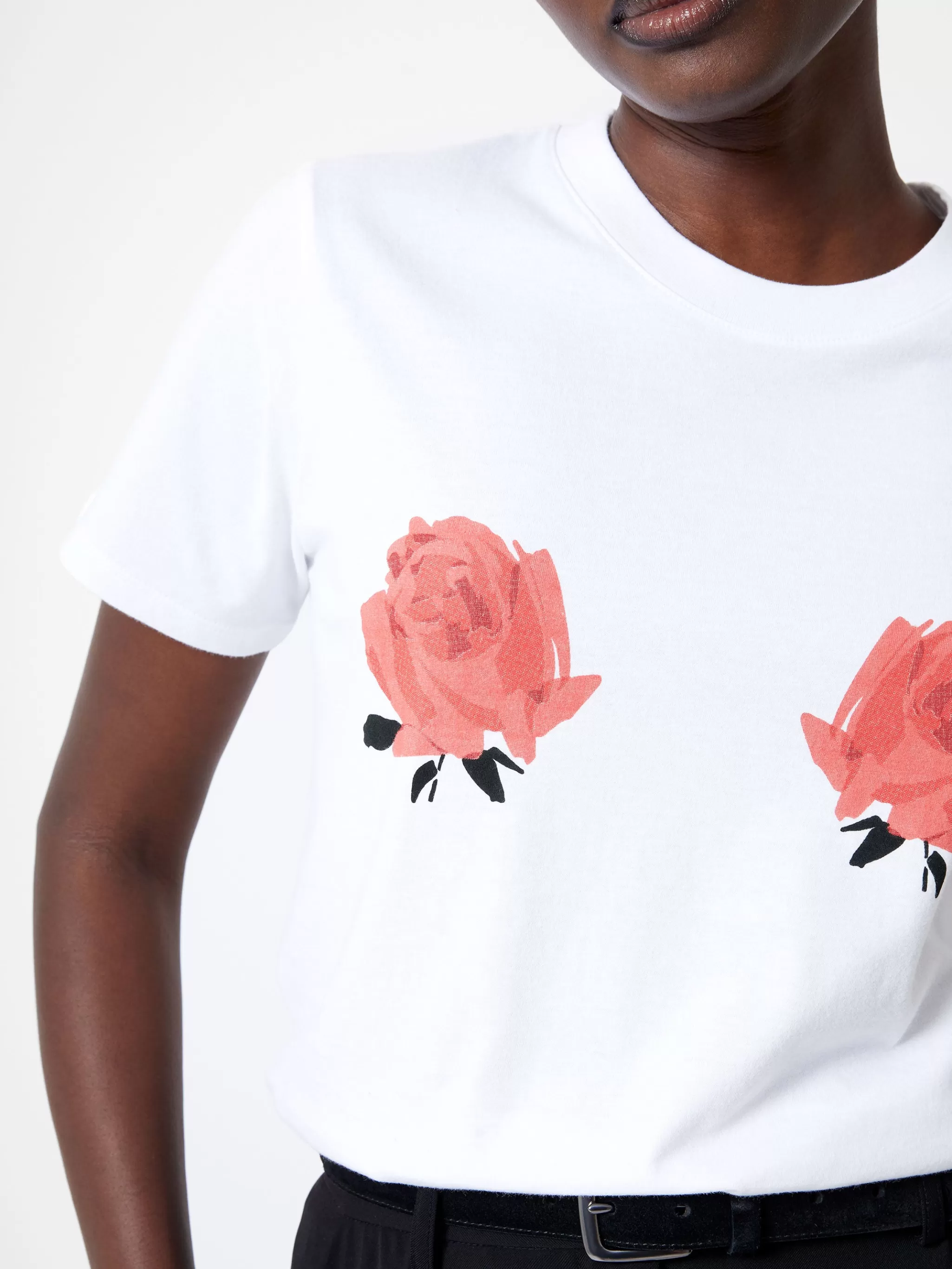 French Connection Tops^Roses Graphic T-Shirt