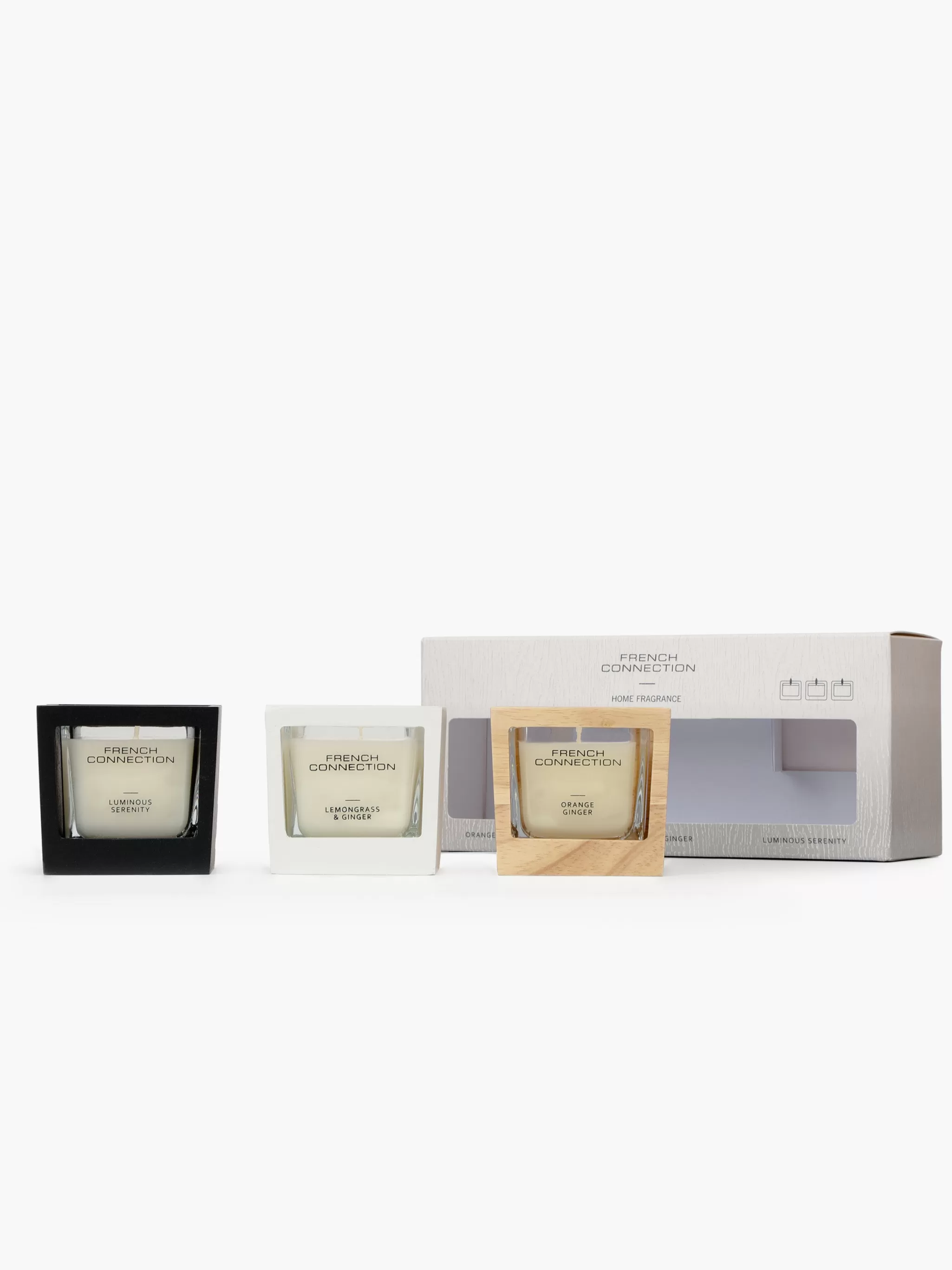 French Connection Home Accessories^Signature Candle (Set Of 3)