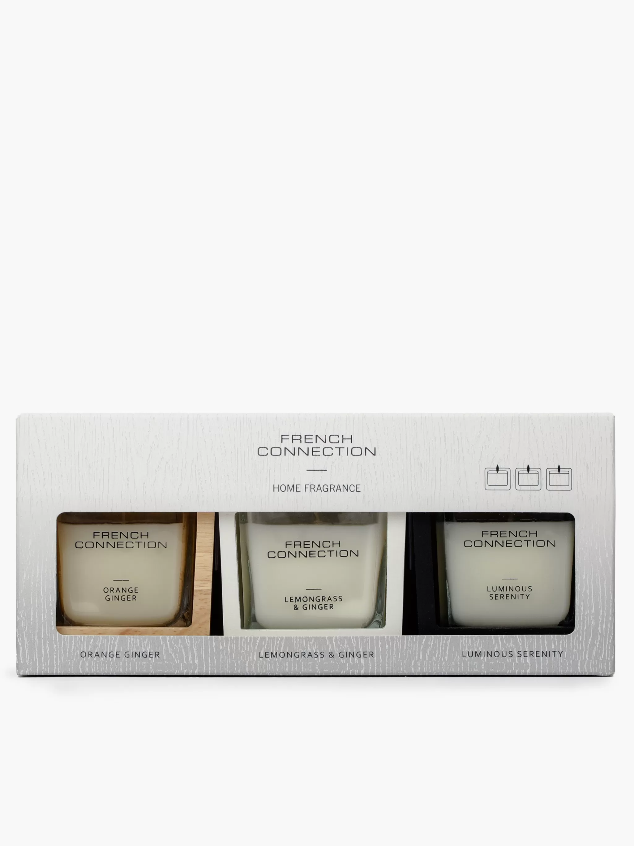 French Connection Home Accessories^Signature Candle (Set Of 3)