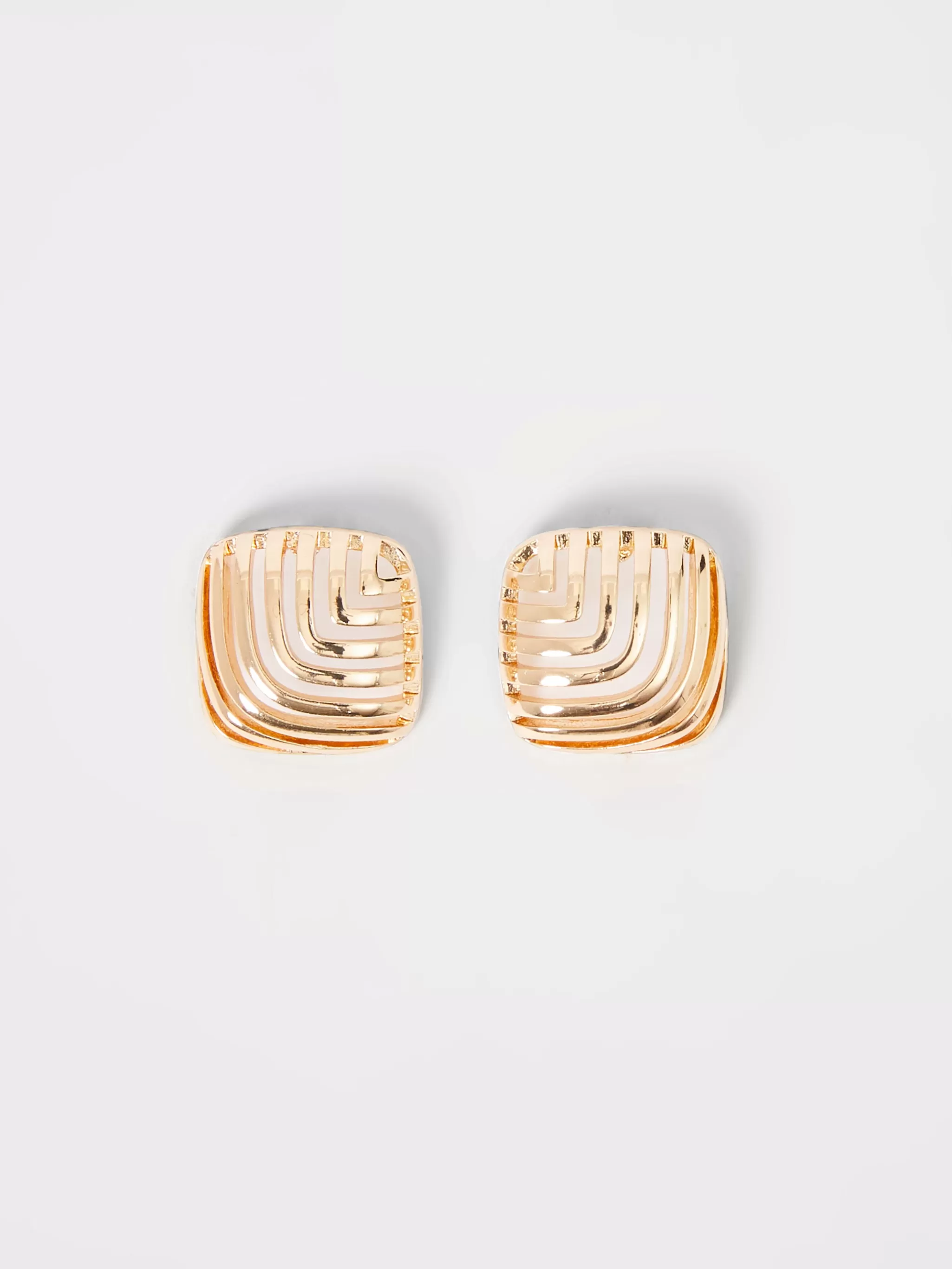 Women French Connection Jewellery | Jewellery^Square Design Stud Earrings