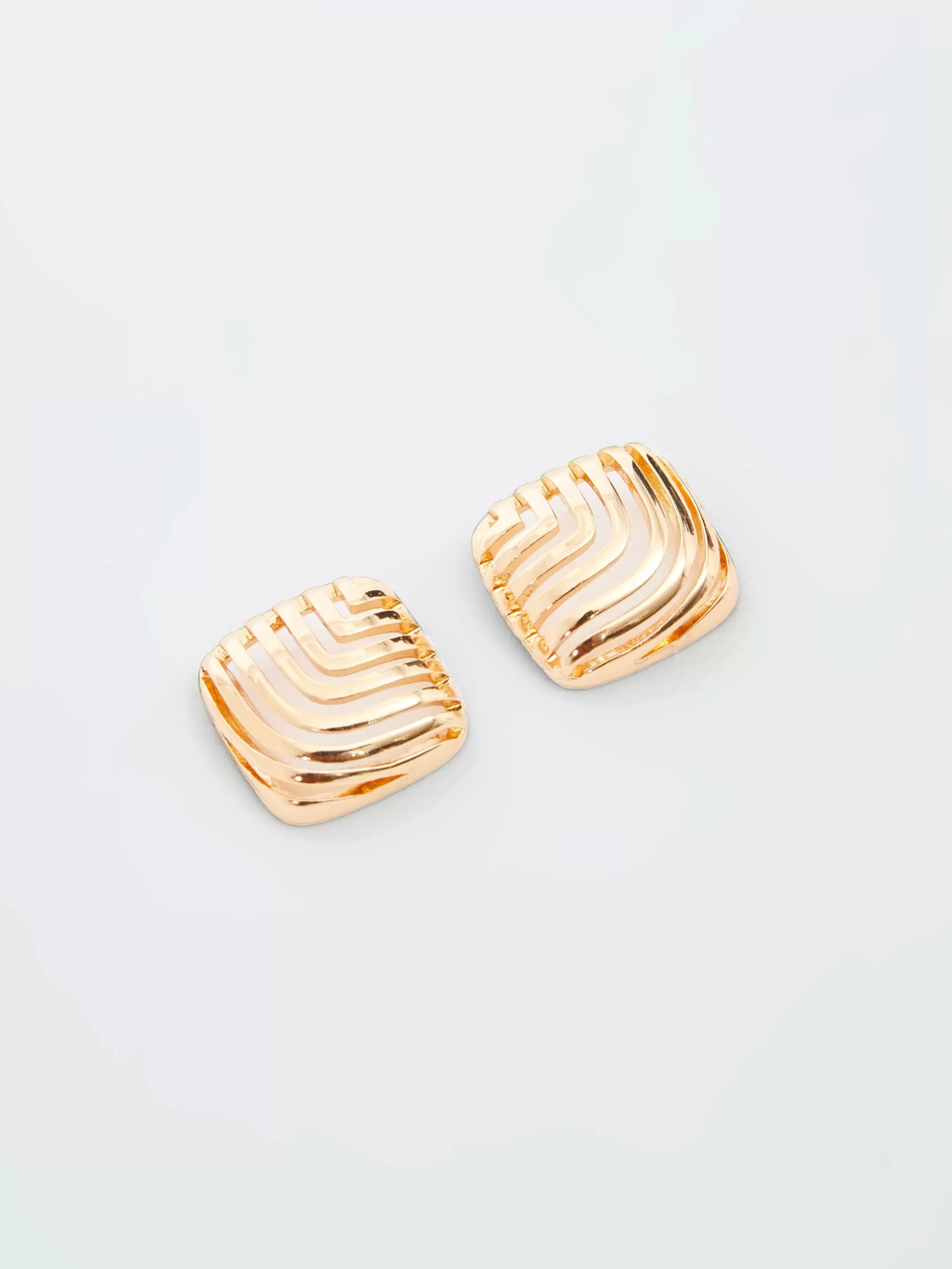 Women French Connection Jewellery | Jewellery^Square Design Stud Earrings