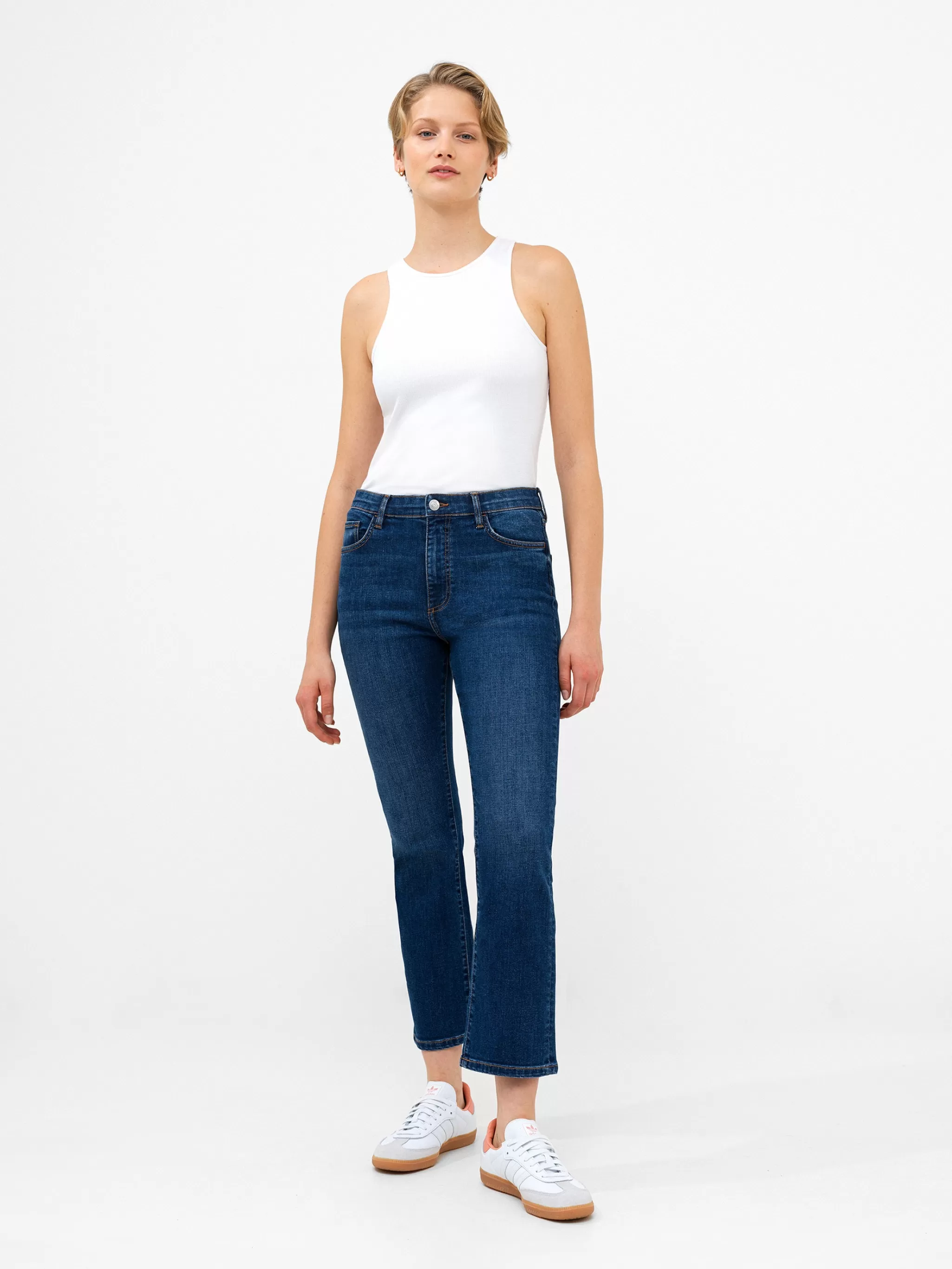 French Connection Trousers | Jeans^Stretch Denim Bootcut Ankle Length Jeans 30 Inch