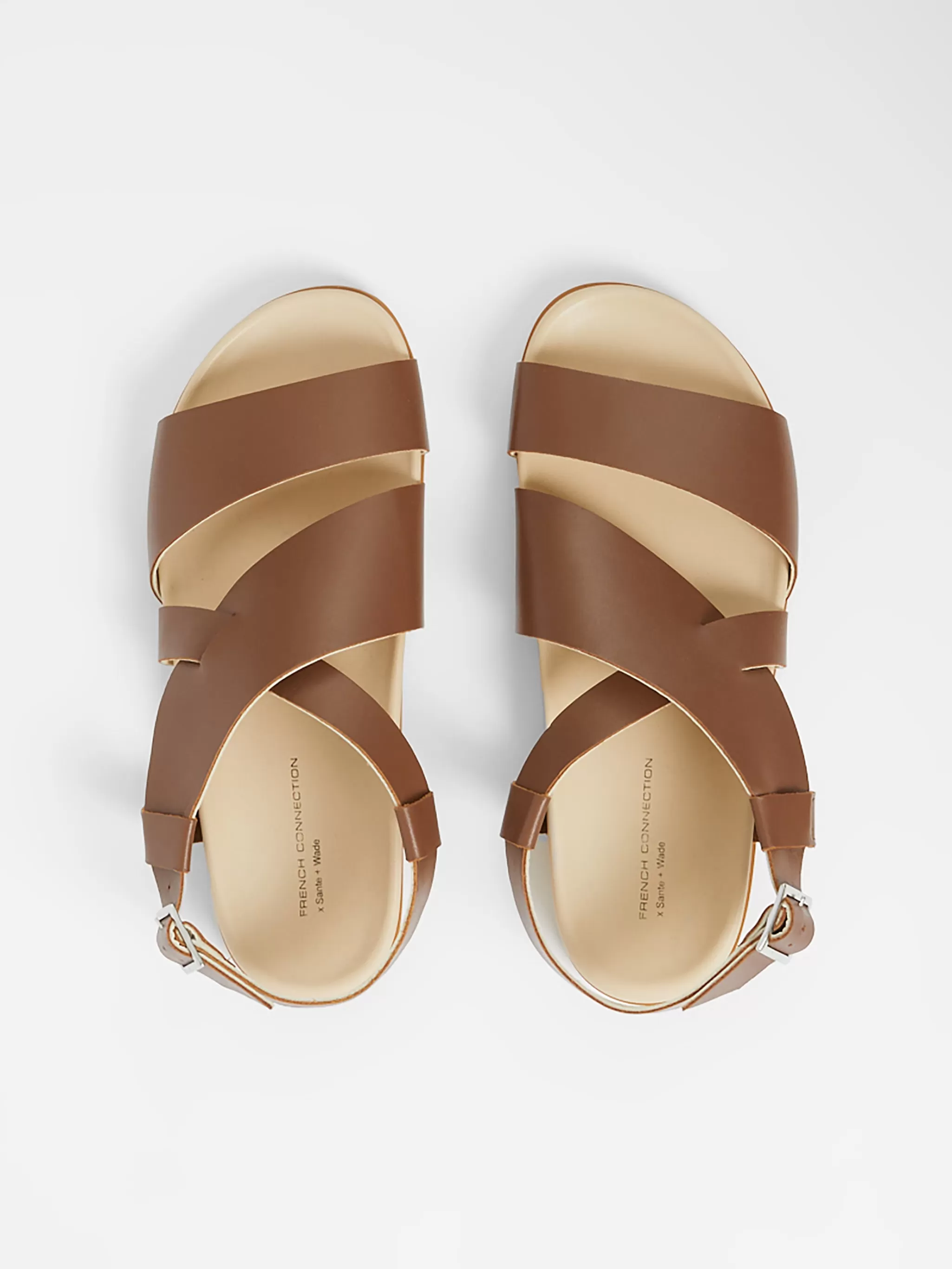 Women French Connection Shoes | Shoes^S+W x Branca Asymmetric Footbed Sandals