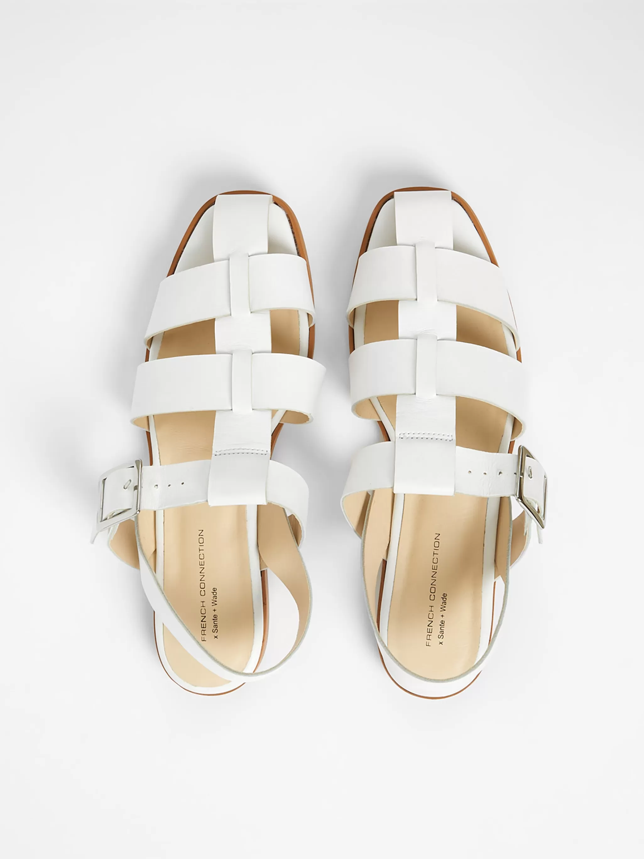 Women French Connection Shoes | Shoes^S+W x Luisa Fisherman Caged Sandals