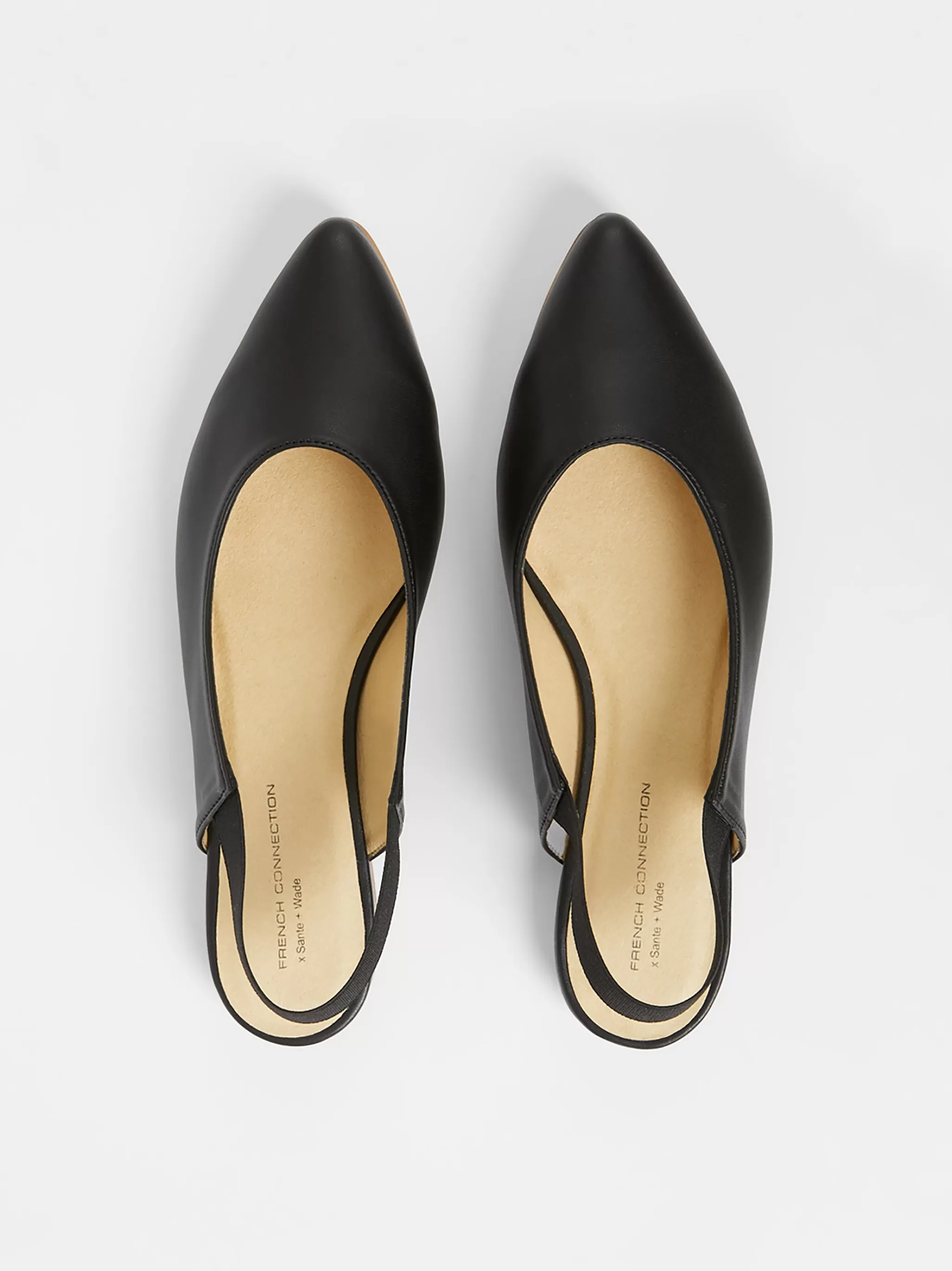 Women French Connection Shoes | Shoes^S+W x Meriola Pointed Toe Slingback Ballerina Pumps