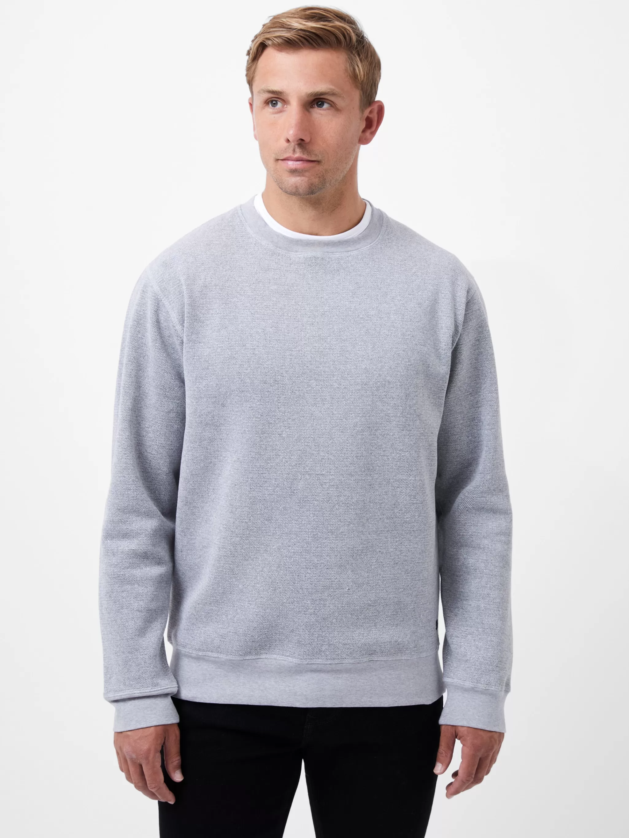 French Connection Knitwear^Textured Crew Sweatshirt