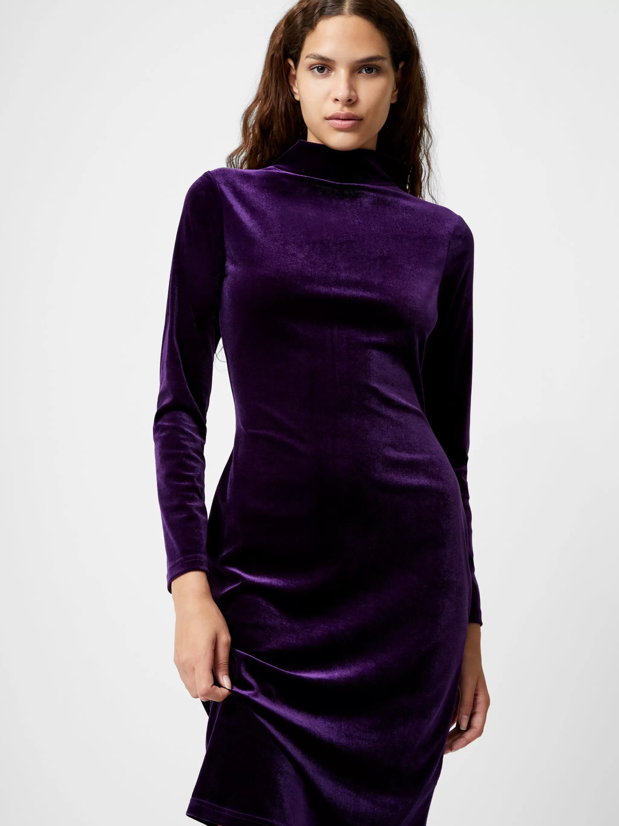 French Connection Party Dresses^Velvet Turtleneck Dress