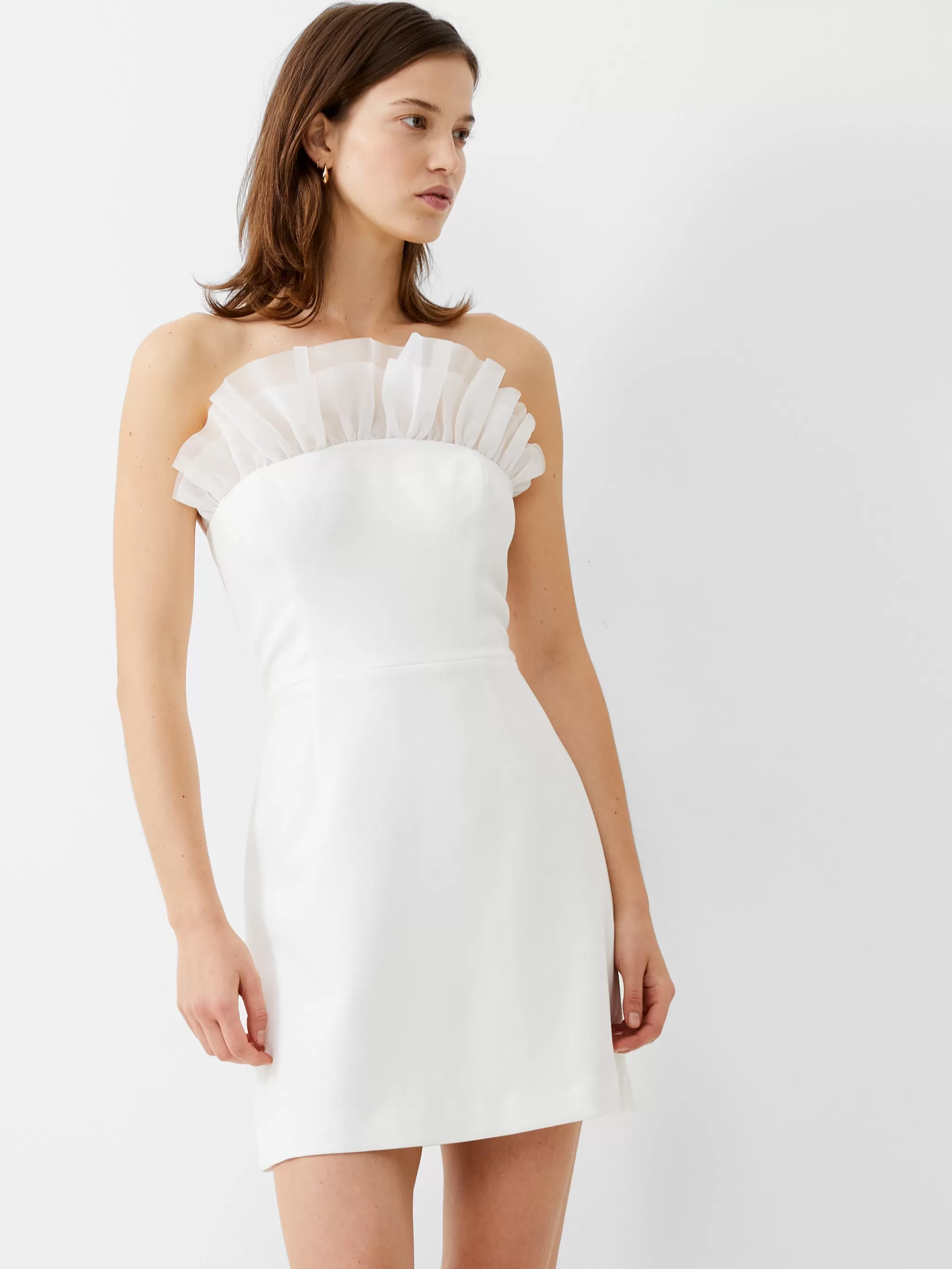 French Connection Party Dresses^Whisper Organza Strapless Mini Dress