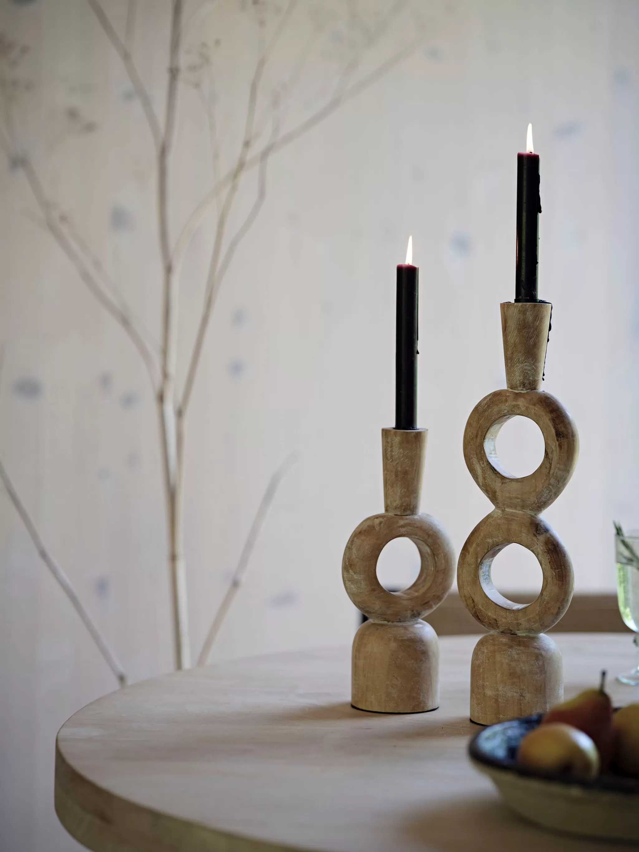 French Connection Home Accessories | Christmas Home Decor^Wooden Candle Holder